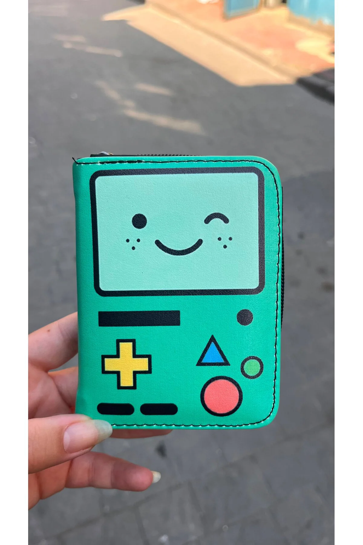 Mavi Adventure Time BMO Unisex Cüzdan