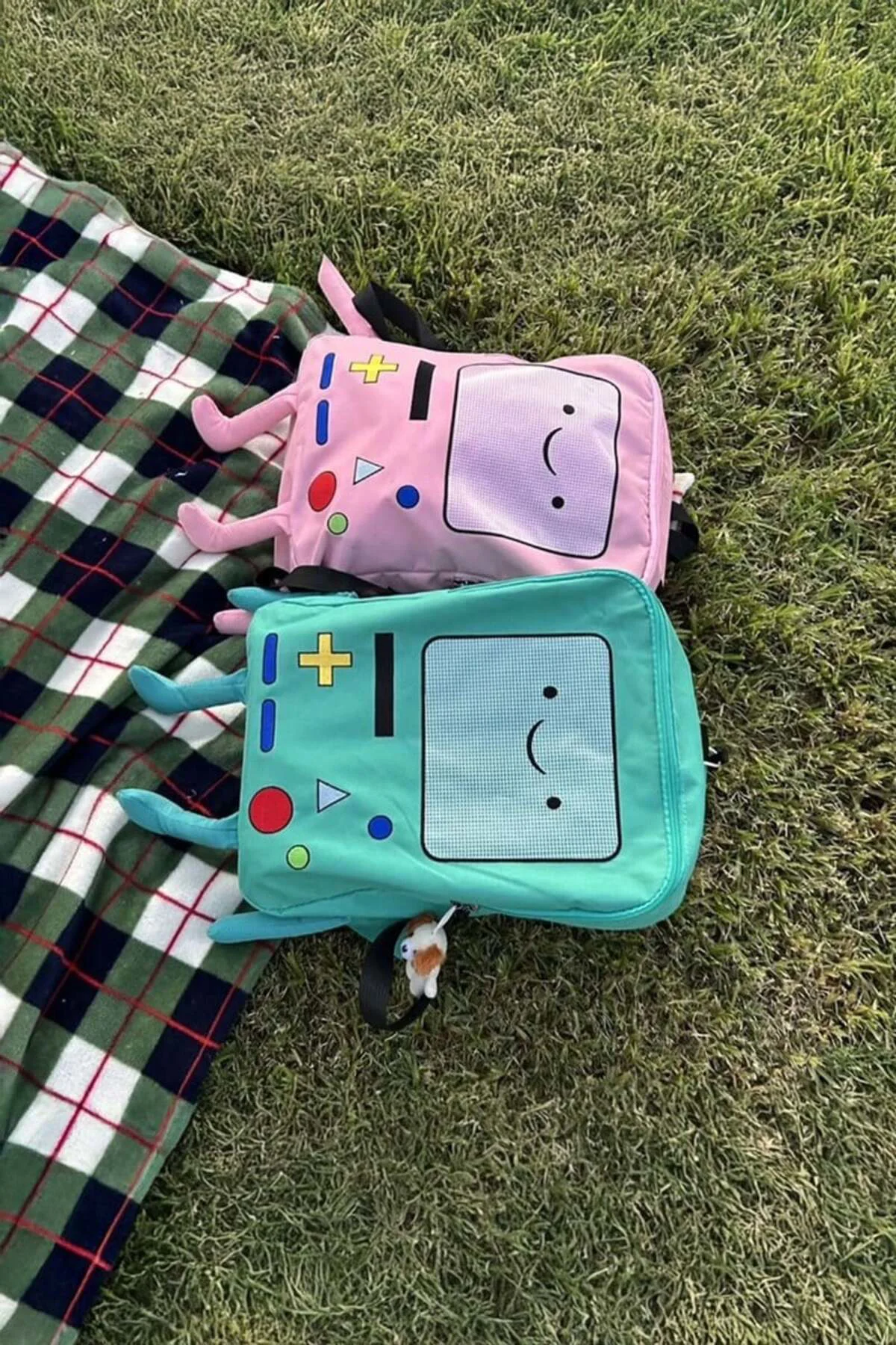 Mavi Adventure Time BMO Sırt Çantası