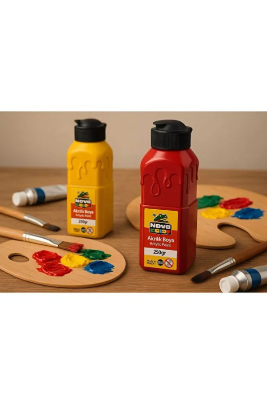 Mavi Akrilik Boya 250 gr 1 Adet Su Bazlı Akrilik Boyası Hobi Sana