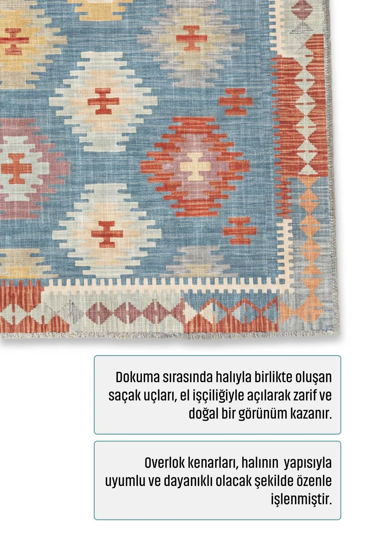 Mavi Anadolu Tasarım Şönil Halı Kilim Yolluk Kaymaz Yıkanabilir Salon Mutfak Koridor Mavi Anadolu Tasarım Şönil Halı Kilim Yolluk Kaymaz Yıkanabilir Salon Mutfak Koridor