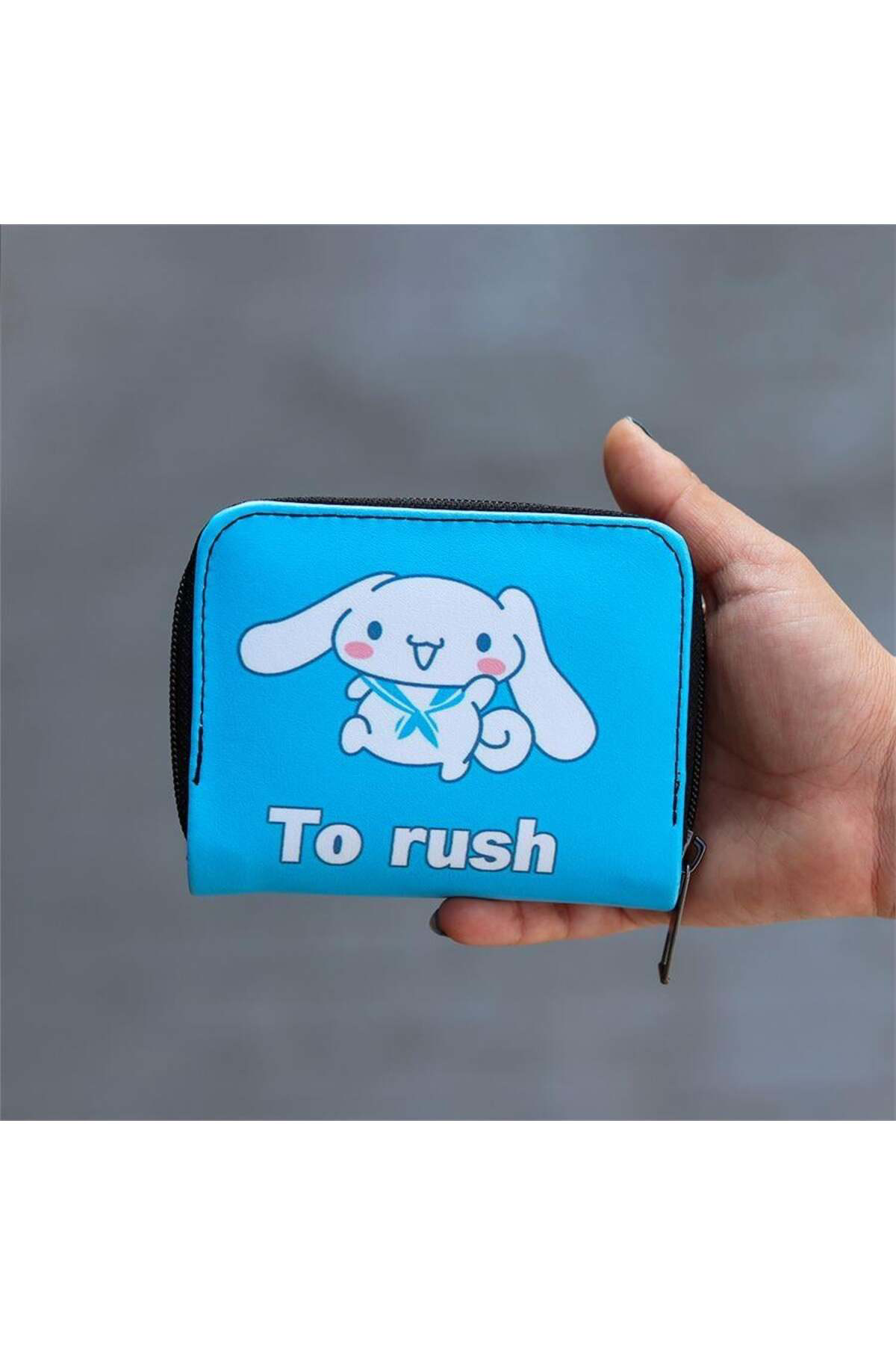 Mavi Anime Cinnamoroll - To Rush Kısa Cüzdan Mavi Anime Cinnamoroll - To Rush Kısa Cüzdan