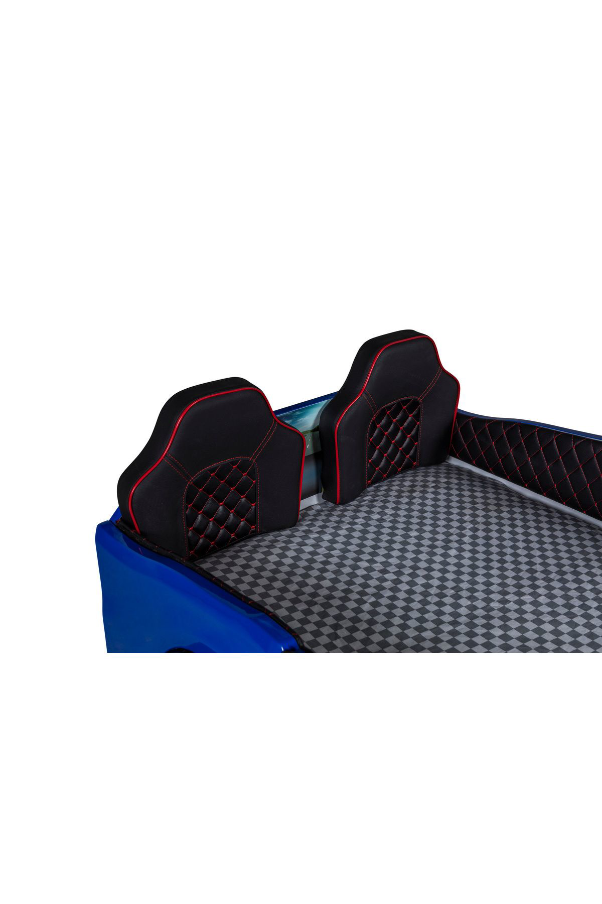 Ferramini Mavi Arabalı Yatak Kapıları Açılan Mustang Full Ledli Kumandalı V