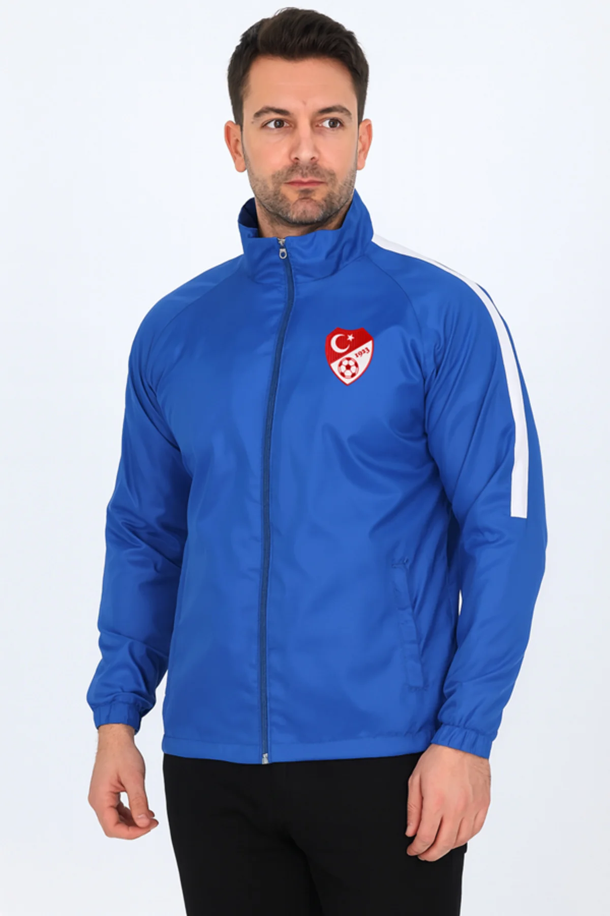 Mavi Astarlı Yağmurluk, TFF Armalı ve TFF Yazılı K0178-4XL