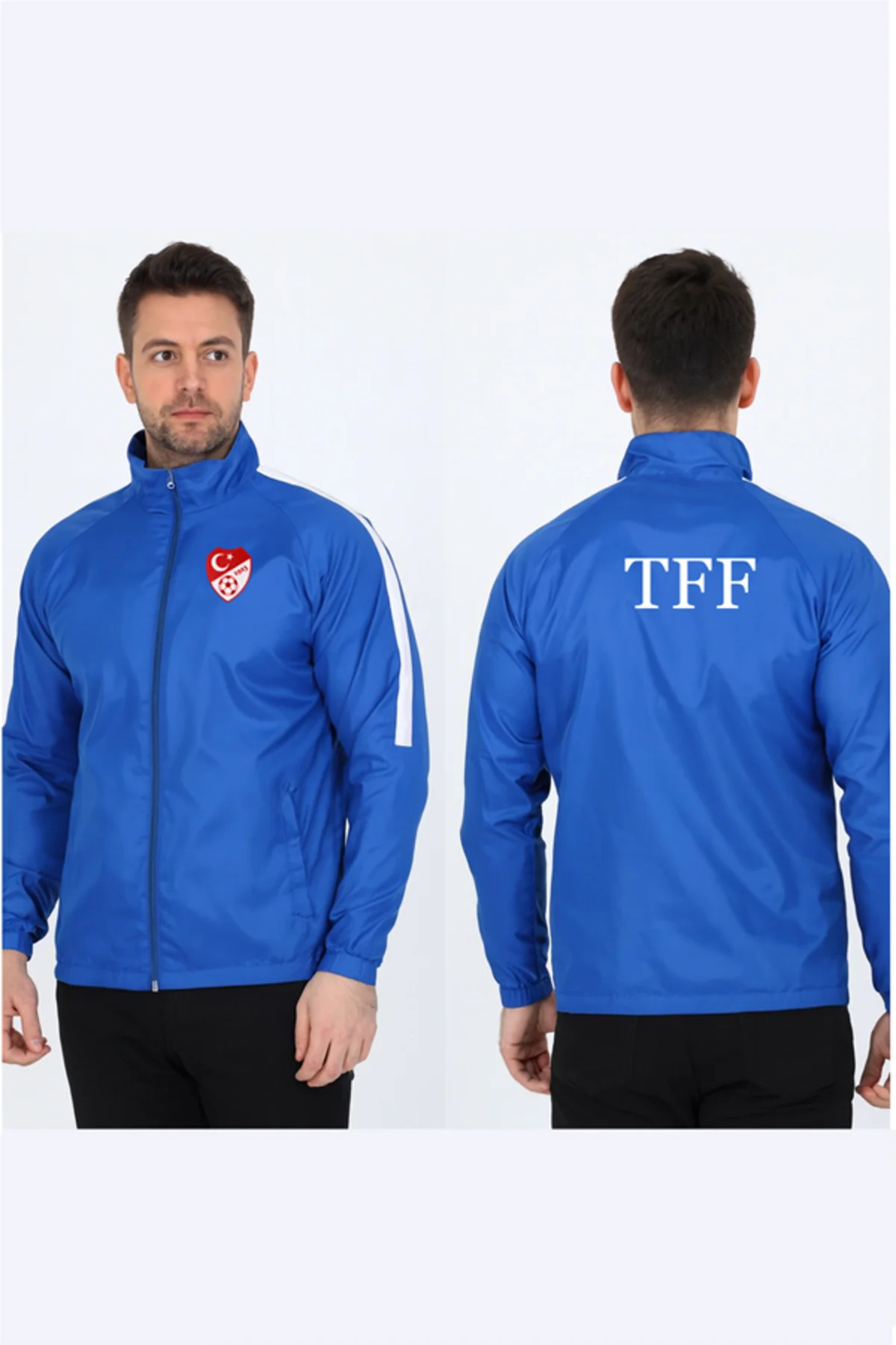 Mavi Astarlı Yağmurluk, TFF Armalı ve TFF Yazılı K0178-4XL