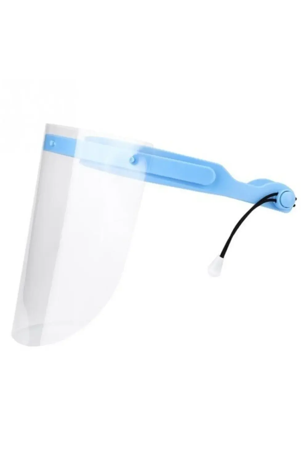 Mavi Ayarlanabilir Yüz Koruyucu Siperlik