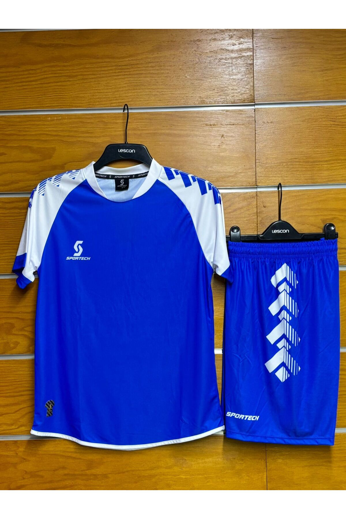 Sportech Mavi-Beyaz Forma Takımı (İsim Ve Numara Yazılır) K0177-L