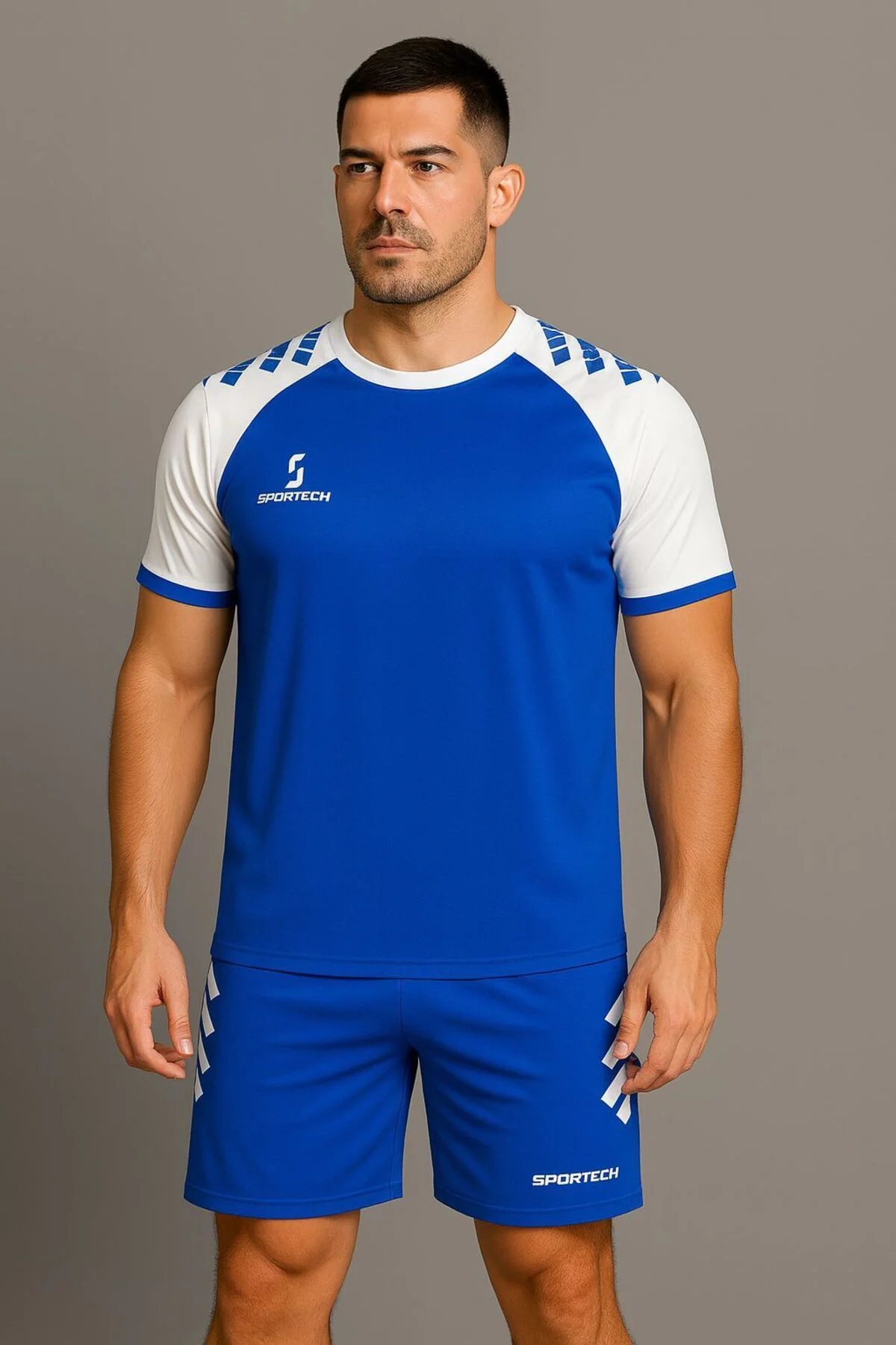 Mavi-Beyaz Forma Takımı (İsim ve Numara Yazılır) K0177-L