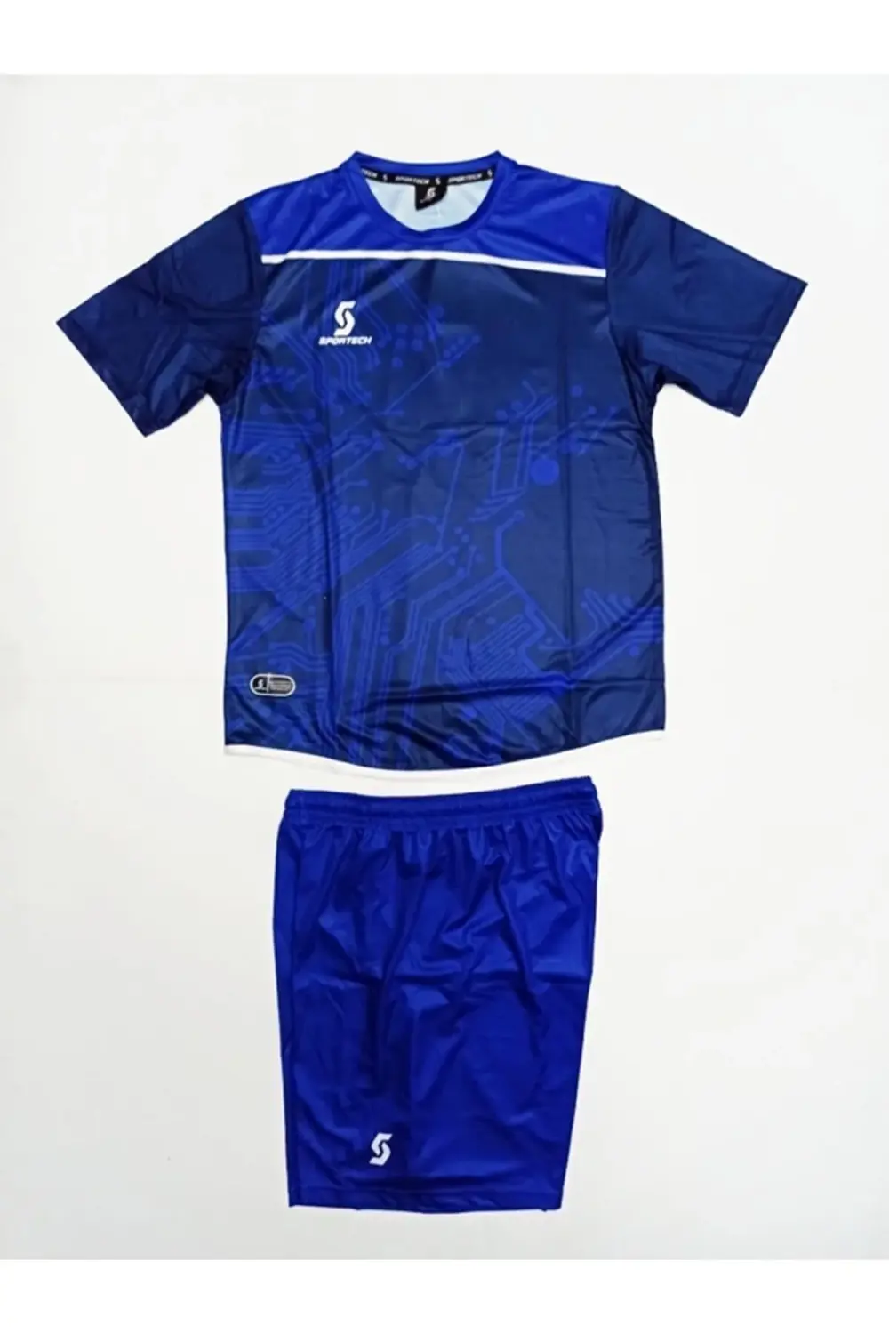 Mavi-beyaz Forma Takımı K0135 (TEK KELİME ISİM VE NUMARA YAZILIR)