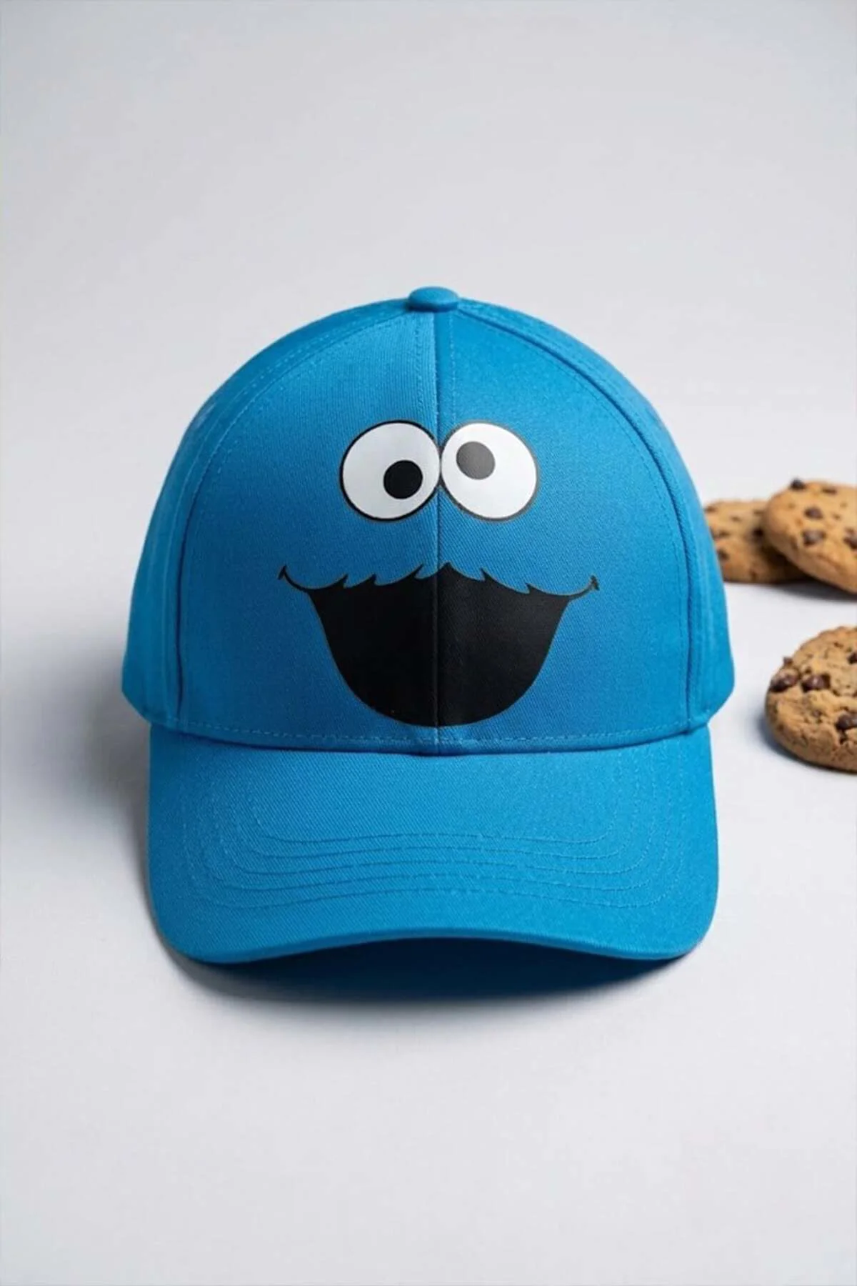 Mavi Cookie Monster Baseball Şapka