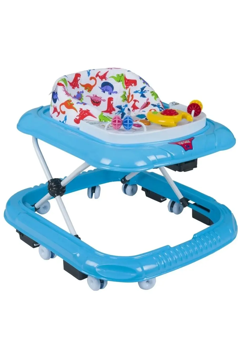 Mavi Dido Stoplu Bebek Yürüteç