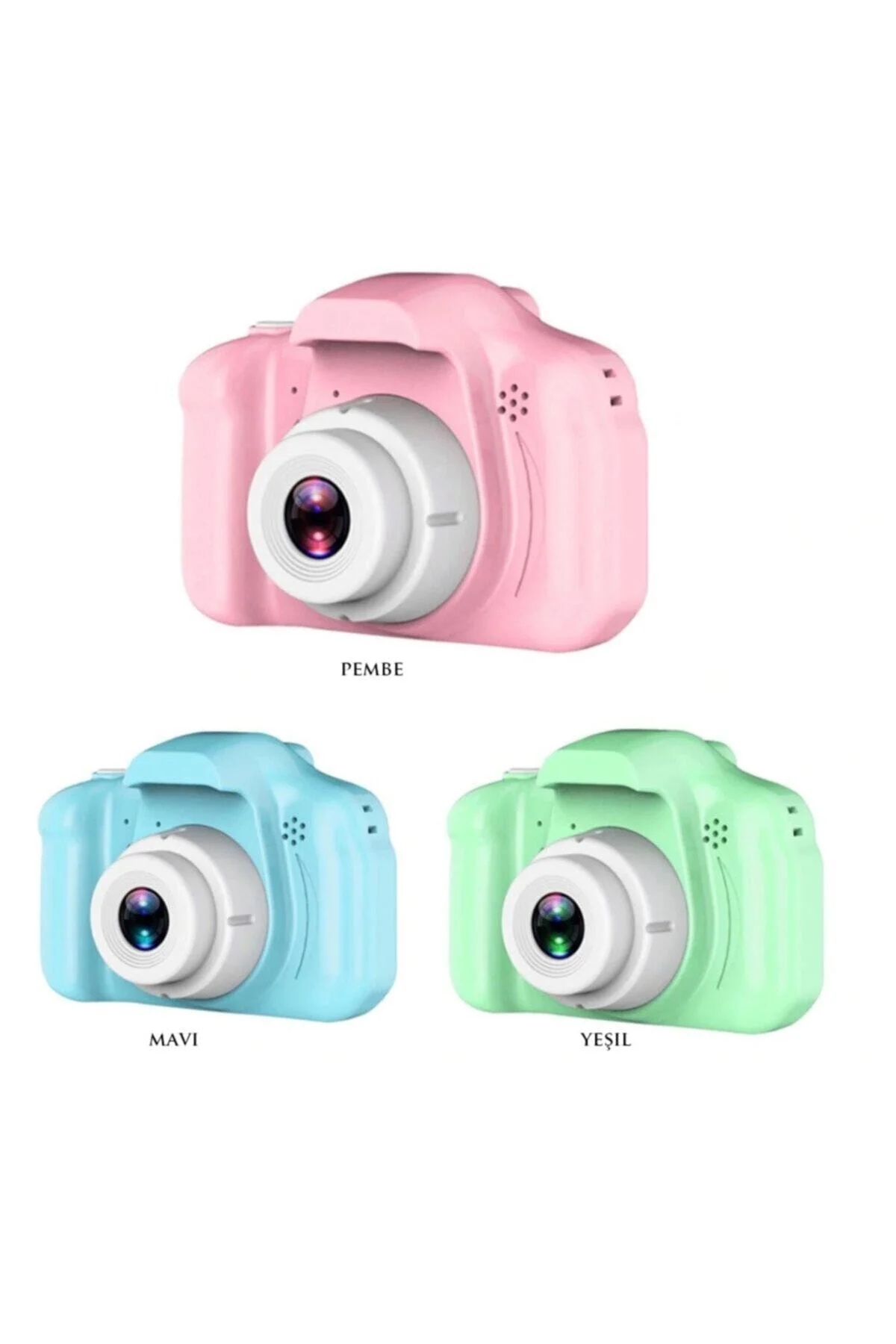 Mavi dijital fotoğraf makinesi 2.0 inç ekran 1080p SD kart destekli 10-15 MP 1-15x zoom
