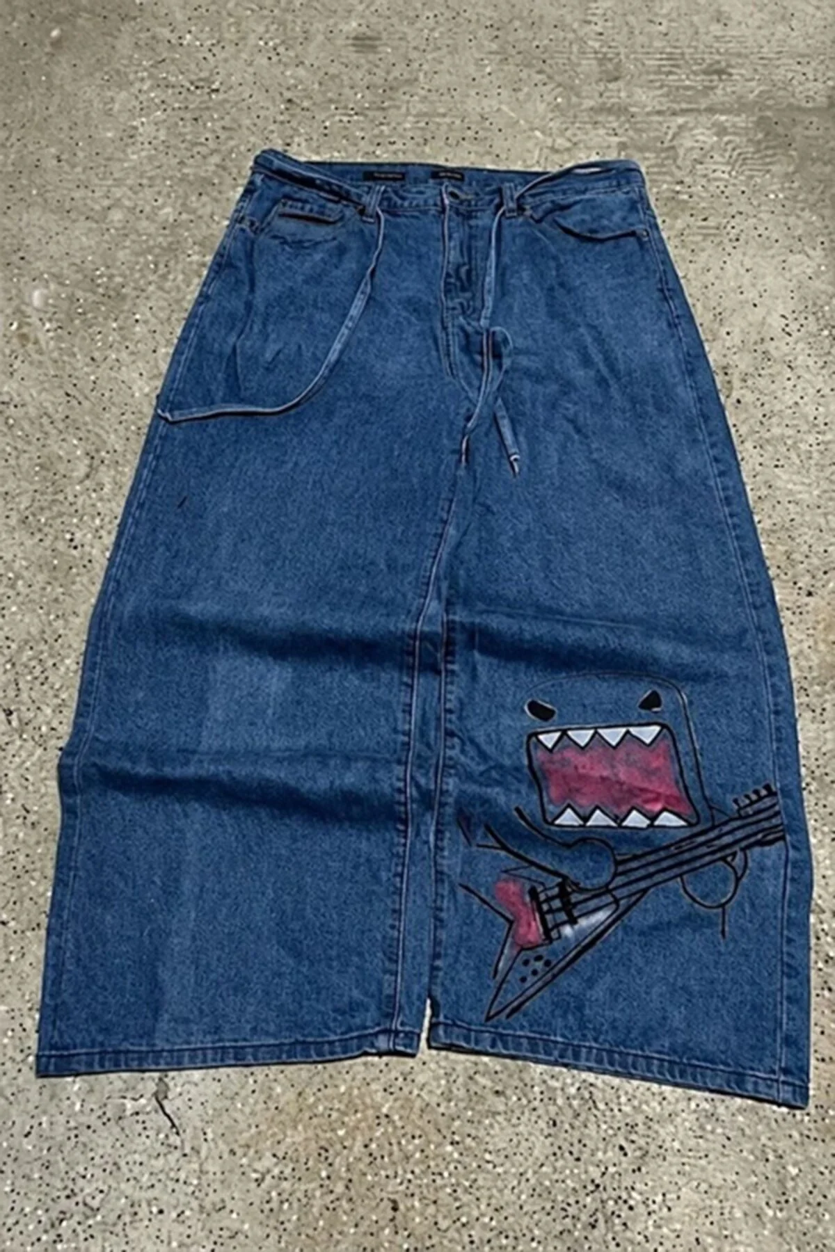Mavi Domo-Kun Y2K Unisex Baggy Pantolon Fiyatı, Yorumları ve Özellikleri