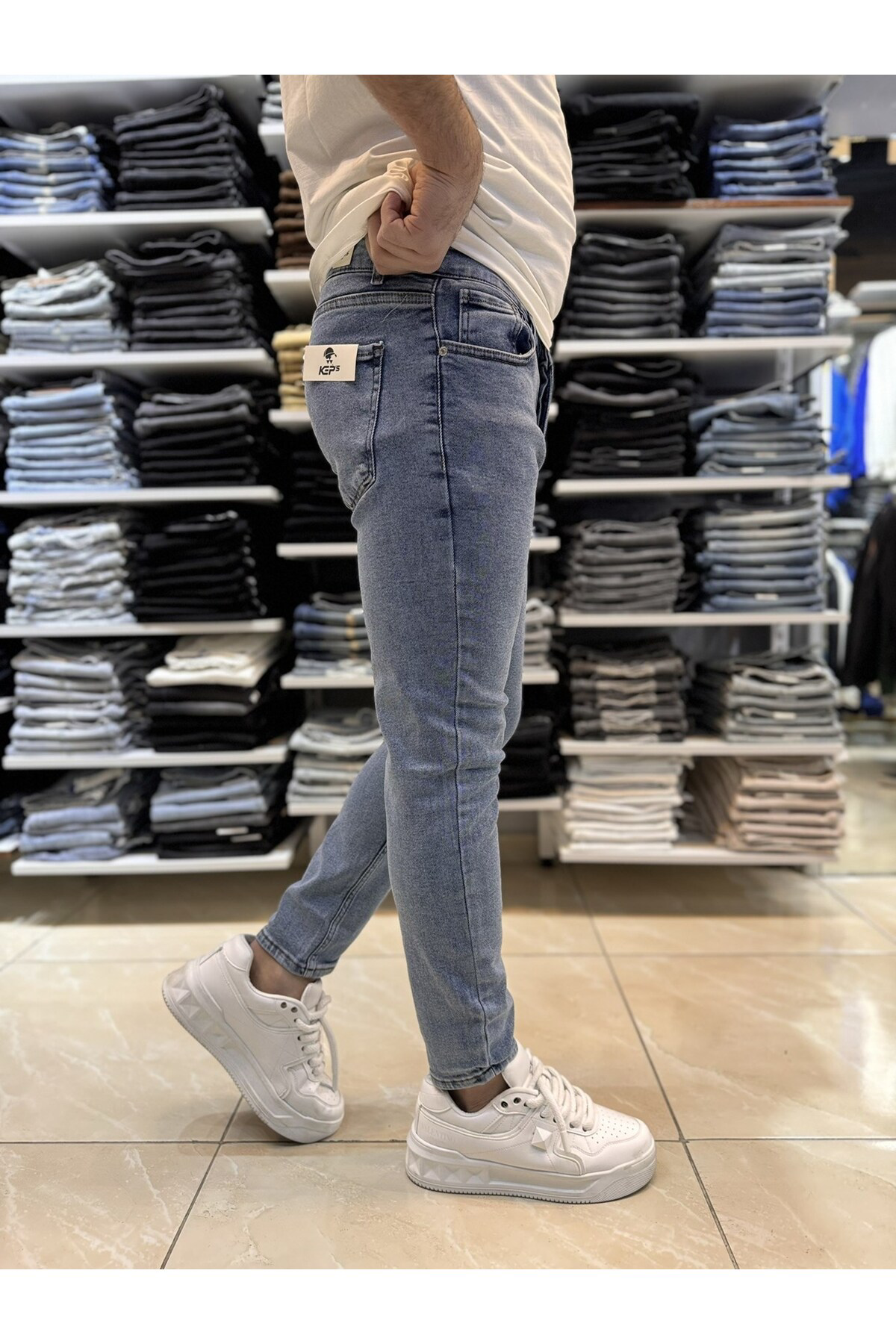 Casualmen32 Mavi Düz Skinny Fit Jean 280Cslke