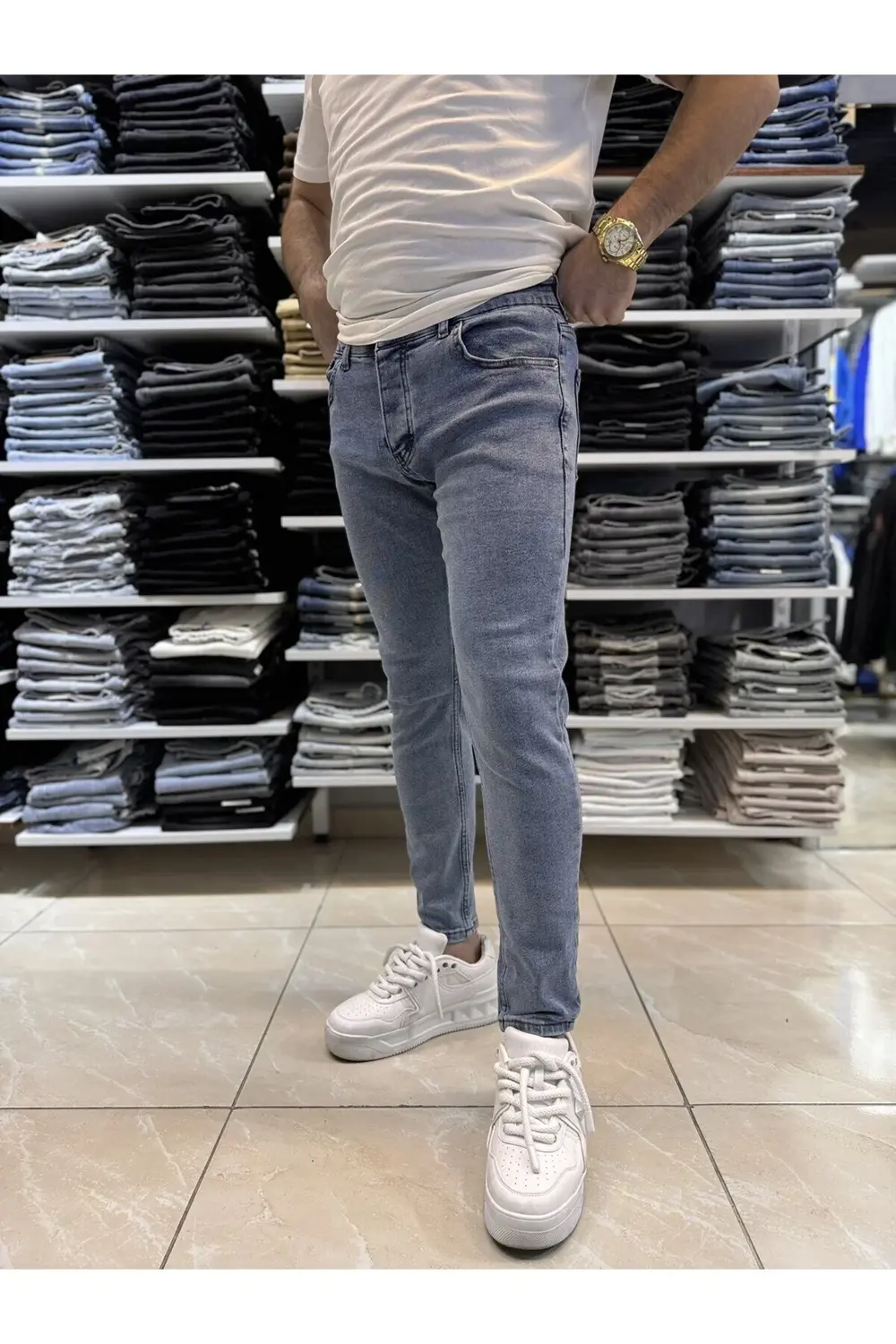 Mavi Düz Skinny Fit Jean 280CslKe