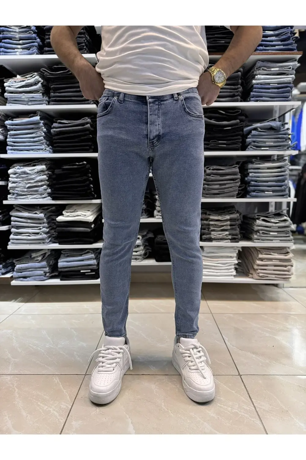 Mavi Düz Skinny Fit Jean 280CslKe