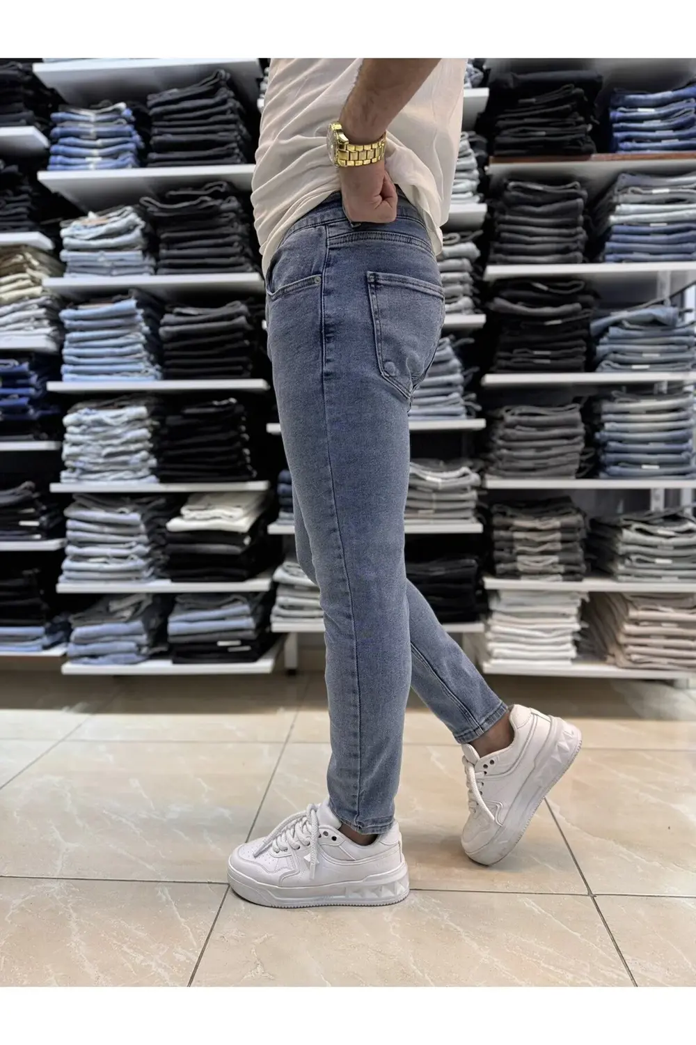 Mavi Düz Skinny Fit Jean 280CslKe
