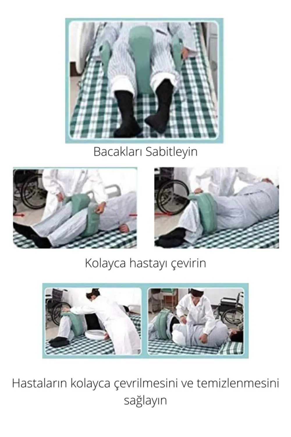 Mavi Hasta Çevirme Süngeri Hasta Çevirme Aparatı Hasta Çevirme Ya