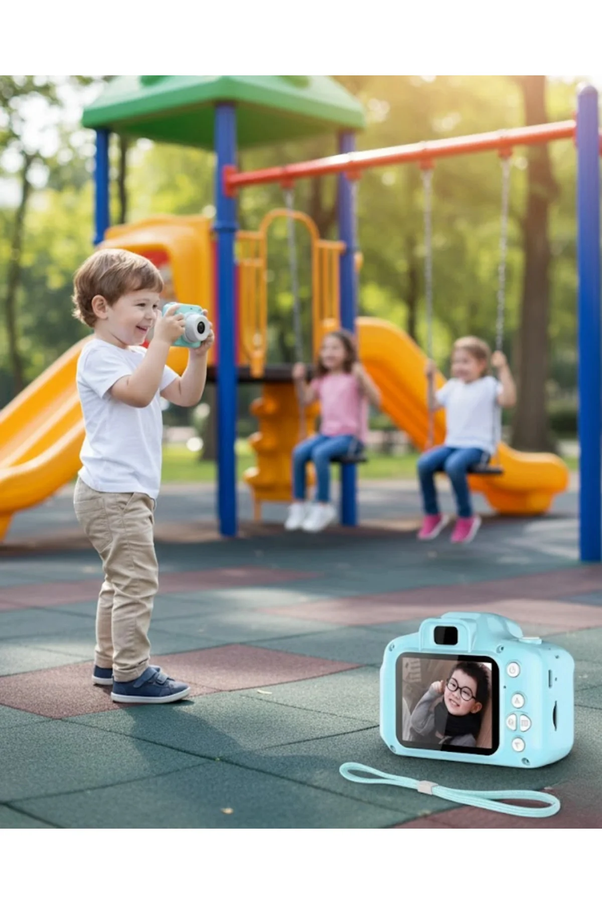 Mavi Hd Mini Kamera Video Fotoğraf Çekimli Şarj Edilebilir Batary