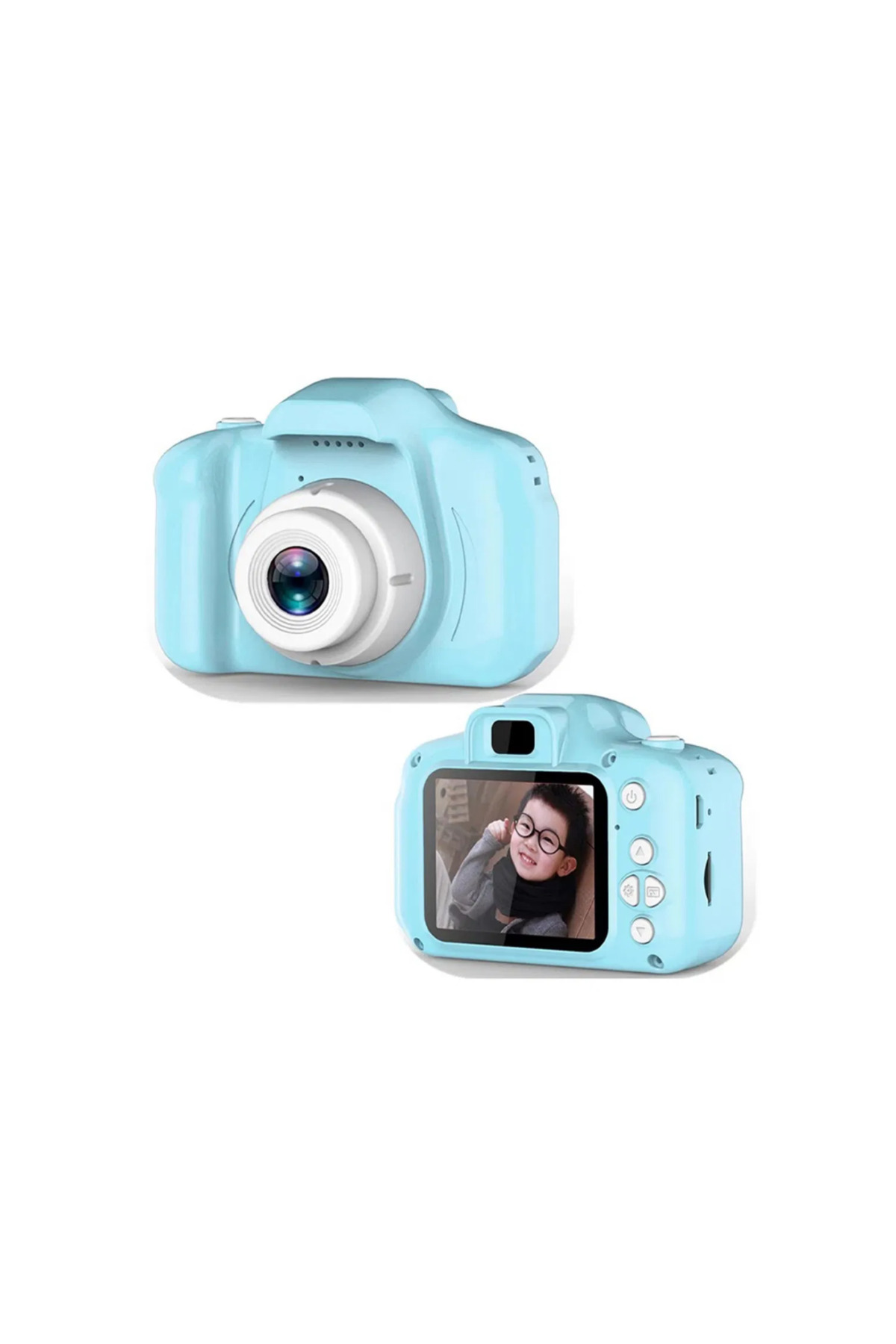 Mavi HD Taşınabilir Mini Dijital Kamera Video ve Fotoğraf Kayıt Ö