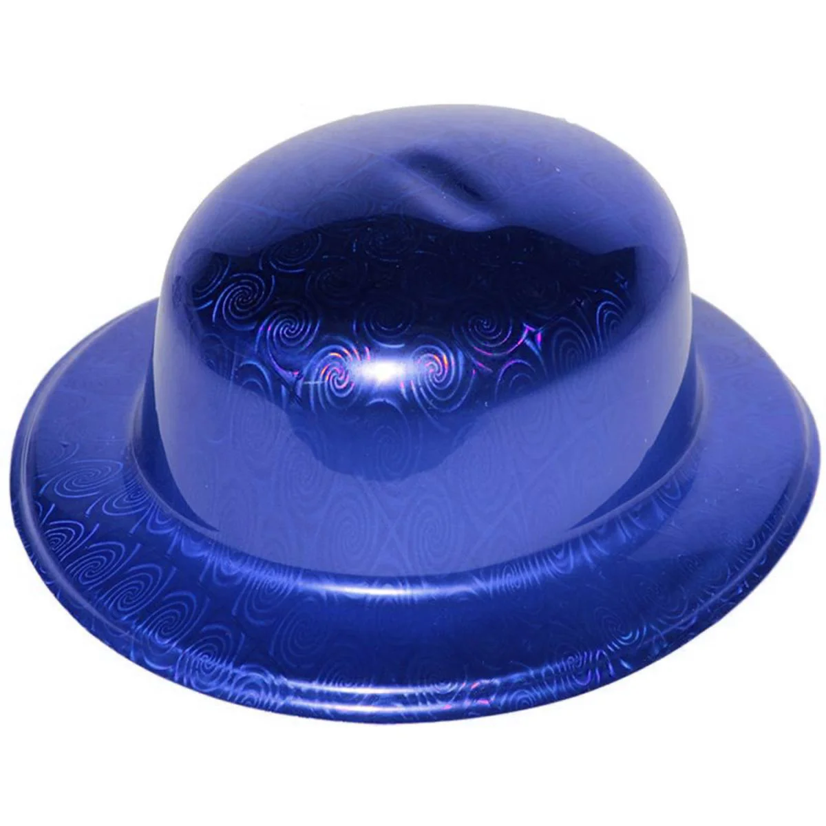 Mavi Hologramlı Melon Şapka - Parti ve Kostüm Aksesuarı 27x24 cm Fiyatı, Yorumları ve Özellikleri