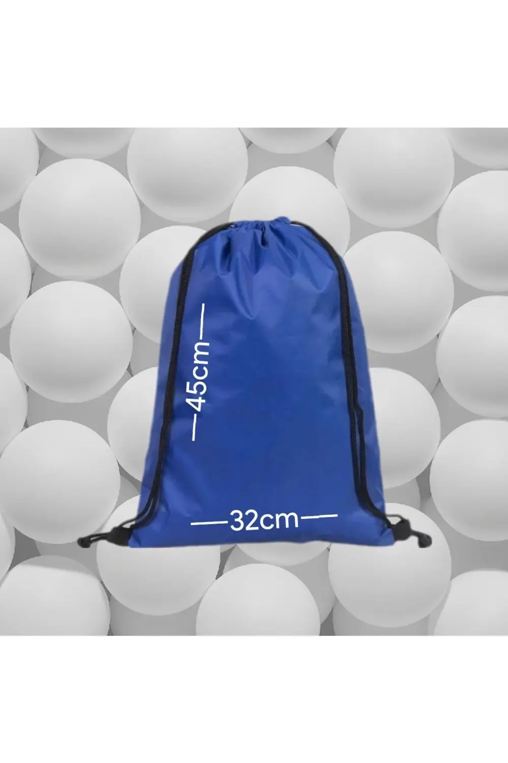 Mavi Imperteks Su Geçirmez Büzgülü Sırt Çantası 170 Denye Ince Ku