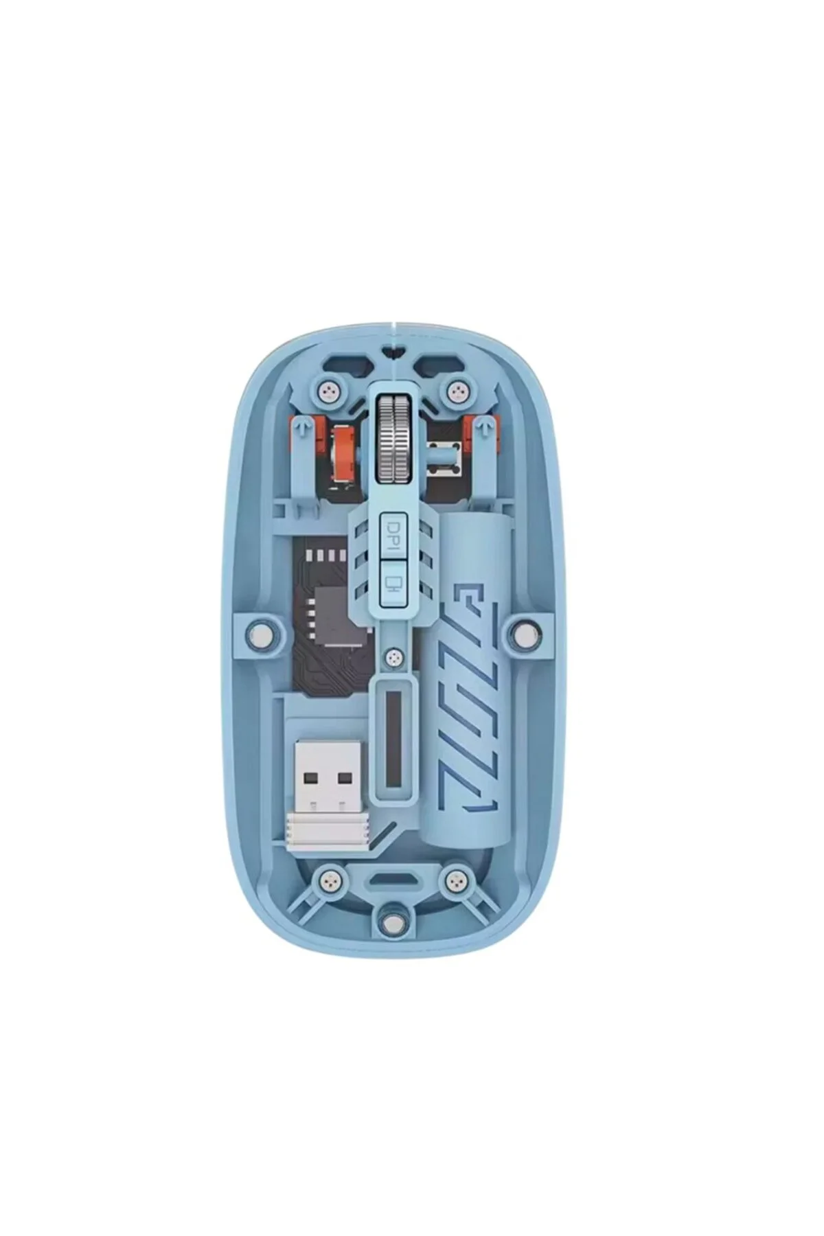 Mavi Kablosuz Mouse Bluetooth ve USB Çift Mod Bağlantılı - ayr4208-3812