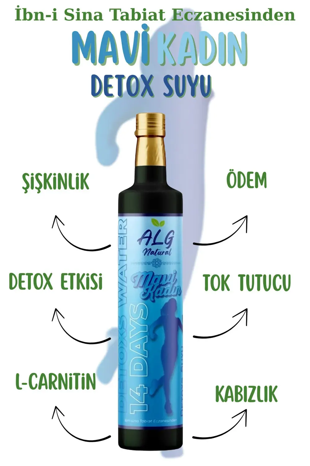 MAVİ KADIN Prebiyotik Detoks Suyu