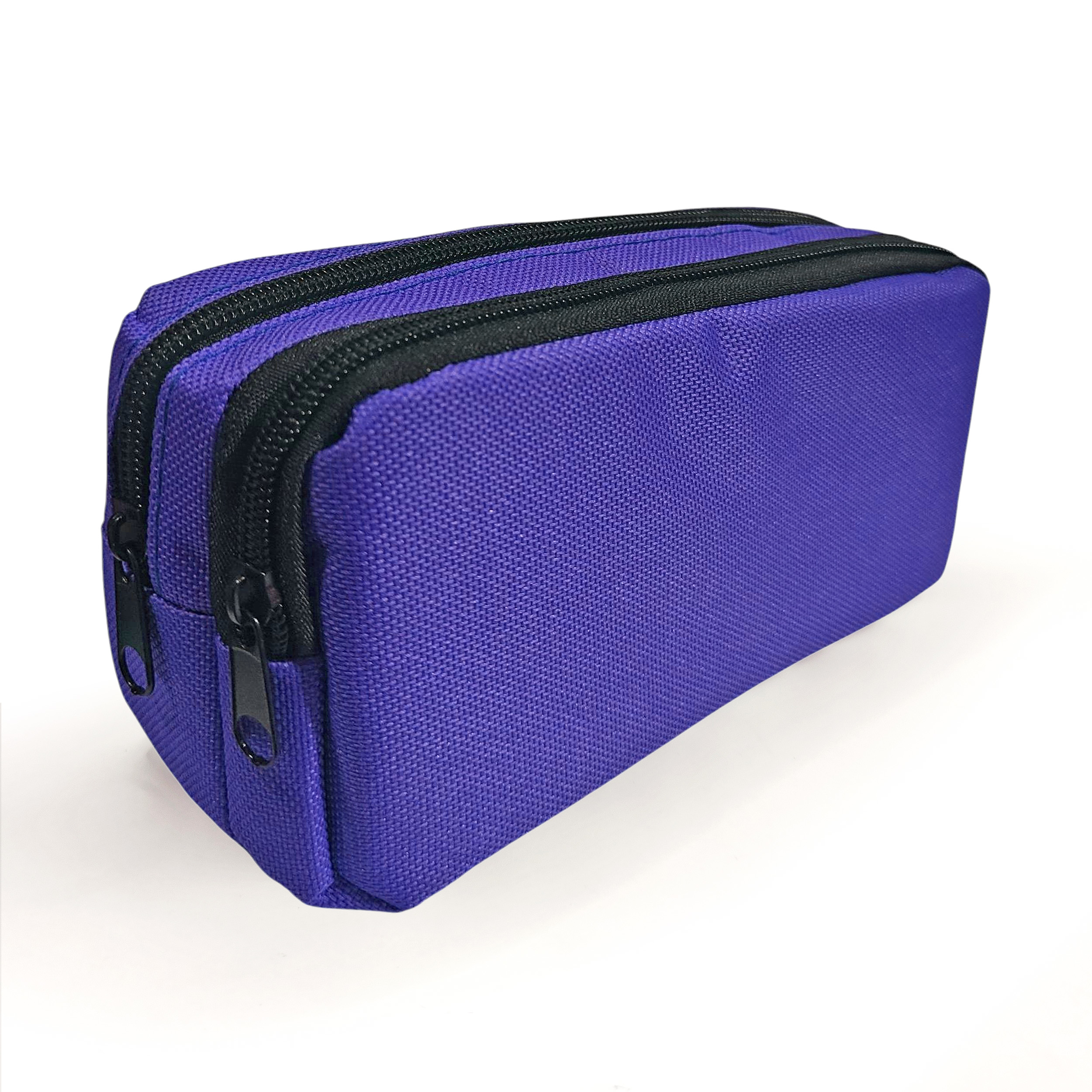 Mavi Kalem Kutusu ( iki Bölmeli ) Çift Gözlü Kalemlik