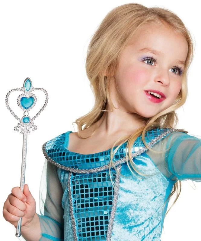 Mavi Kalpli Karlar Ülkesi Elsa Asası - 32 cm Kostüm Aksesuarı Fiyatı, Yorumları ve Özellikleri