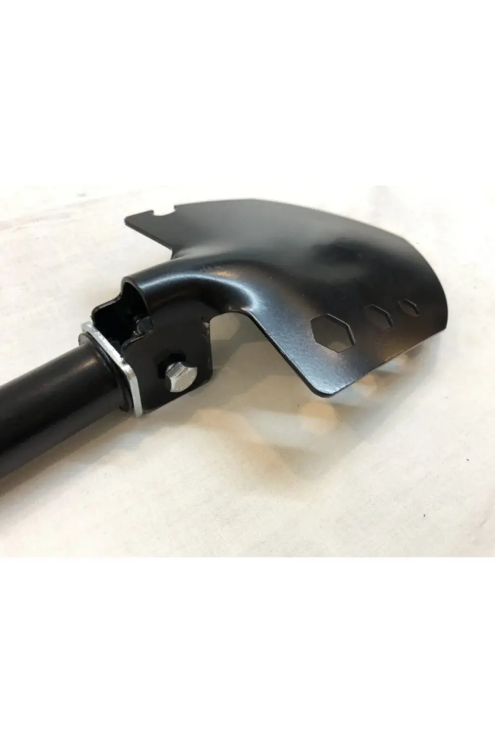 Mavi Kamujlaj Çantasında Paslanmaz Çelik Katlanır Kürek