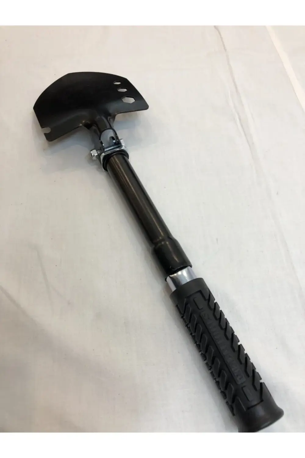 Mavi Kamujlaj Çantasında Paslanmaz Çelik Katlanır Kürek