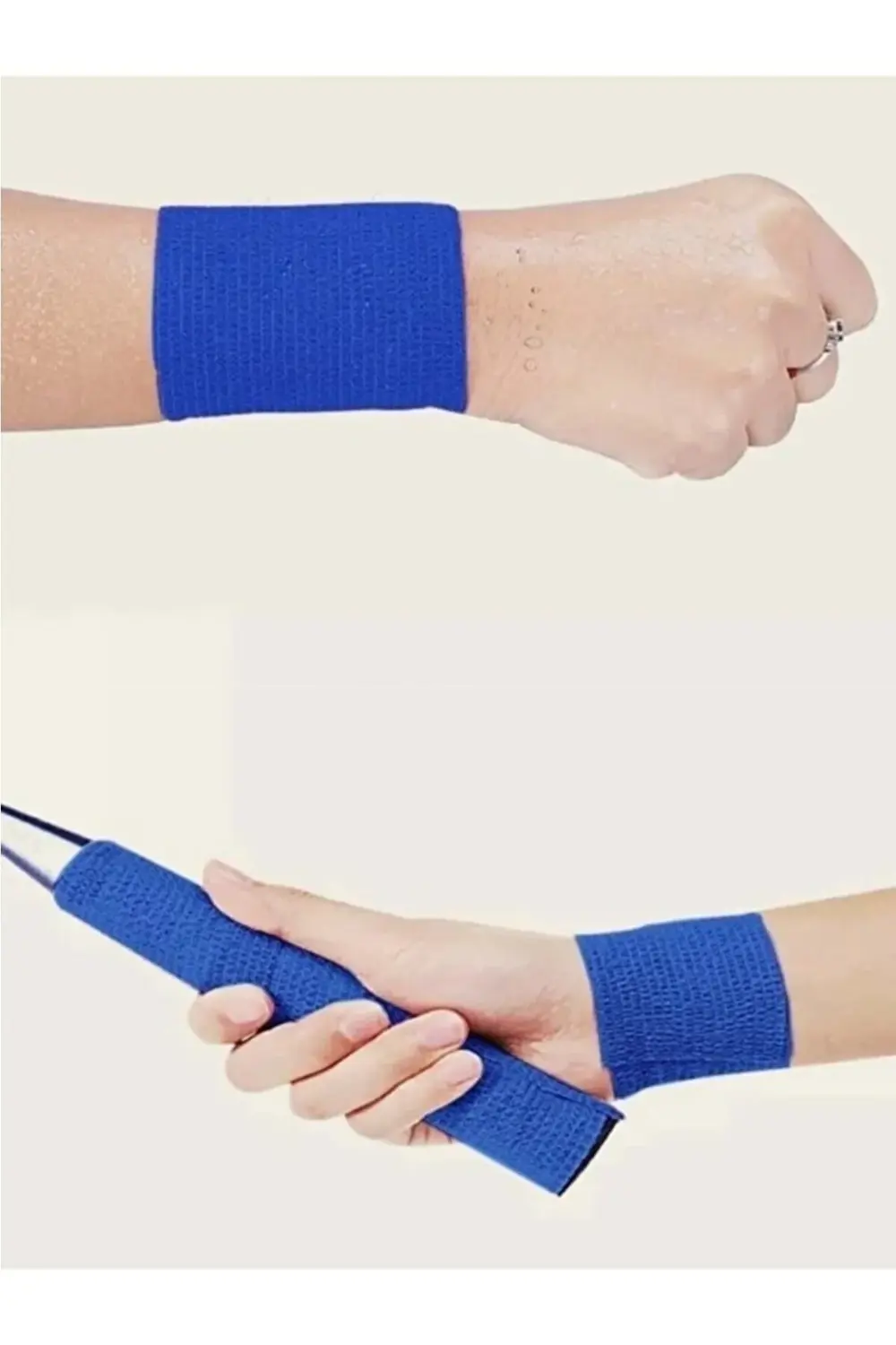 Mavi Kendinden Yapışkanlı Bandaj Koban 5cmx4.5m