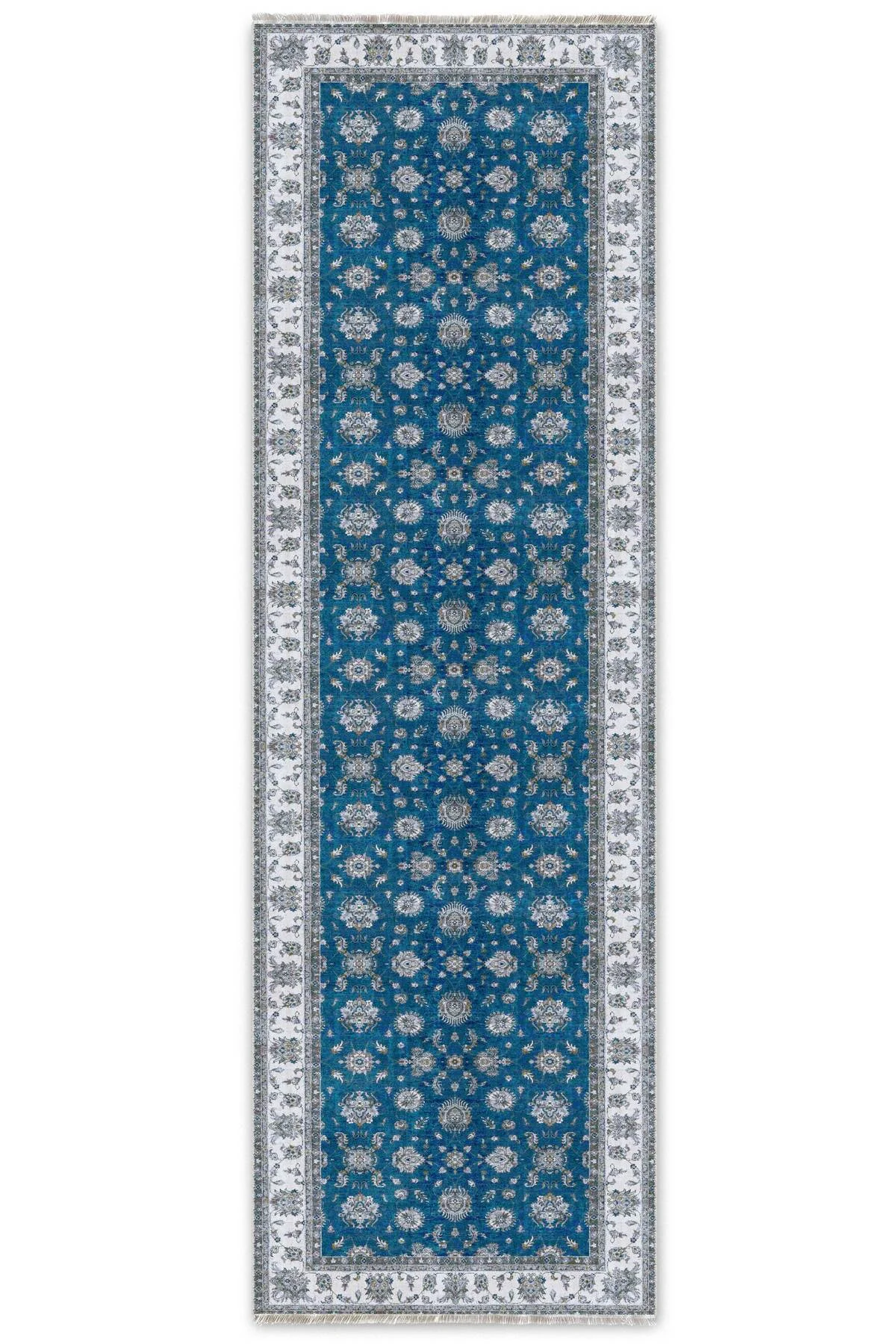 Mavi Klasik Şönil Halı Kilim Yolluk Yıkanabilir Kaymaz Oturma Odası Salon Mutfak Halısı Mavi Klasik Şönil Halı Kilim Yolluk Yıkanabilir Kaymaz Oturma Odası Salon Mutfak Halısı