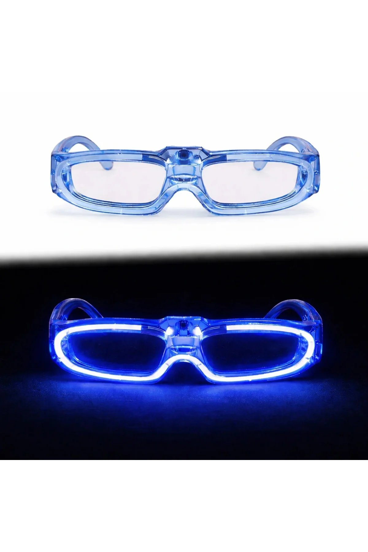 Mavi Led Işıklı Parti Gözlüğü 3 Modlu – Glow & Gece Eğlence G Mavi Led Işıklı Parti Gözlüğü 3 Modlu – Glow & Gece Eğlence G