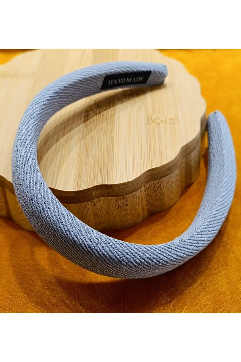 Mavi Lüks Gösterişli Düz Taç