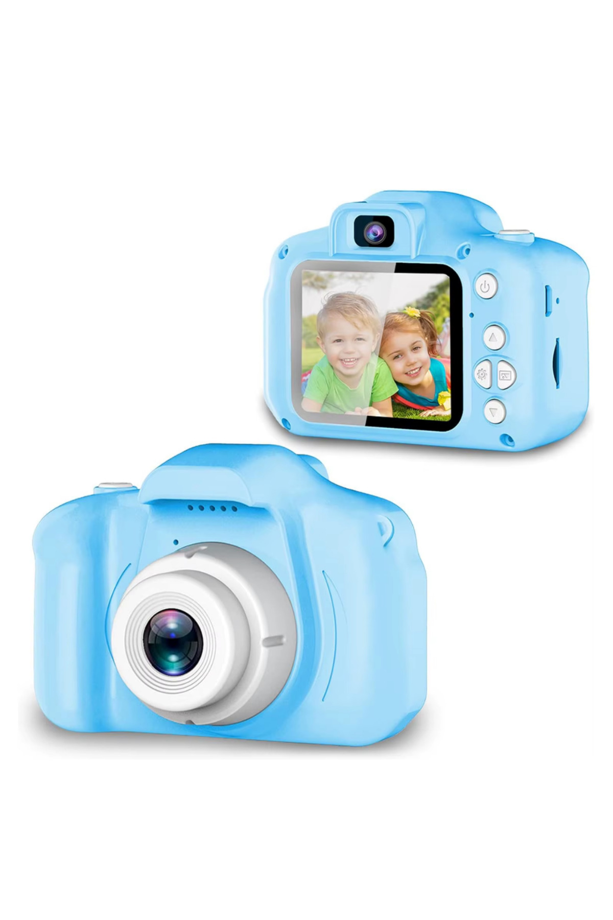 Mavi Mini Dijital Kamera HD Video Fotoğraf Çekimli USB Şarjlı Haf