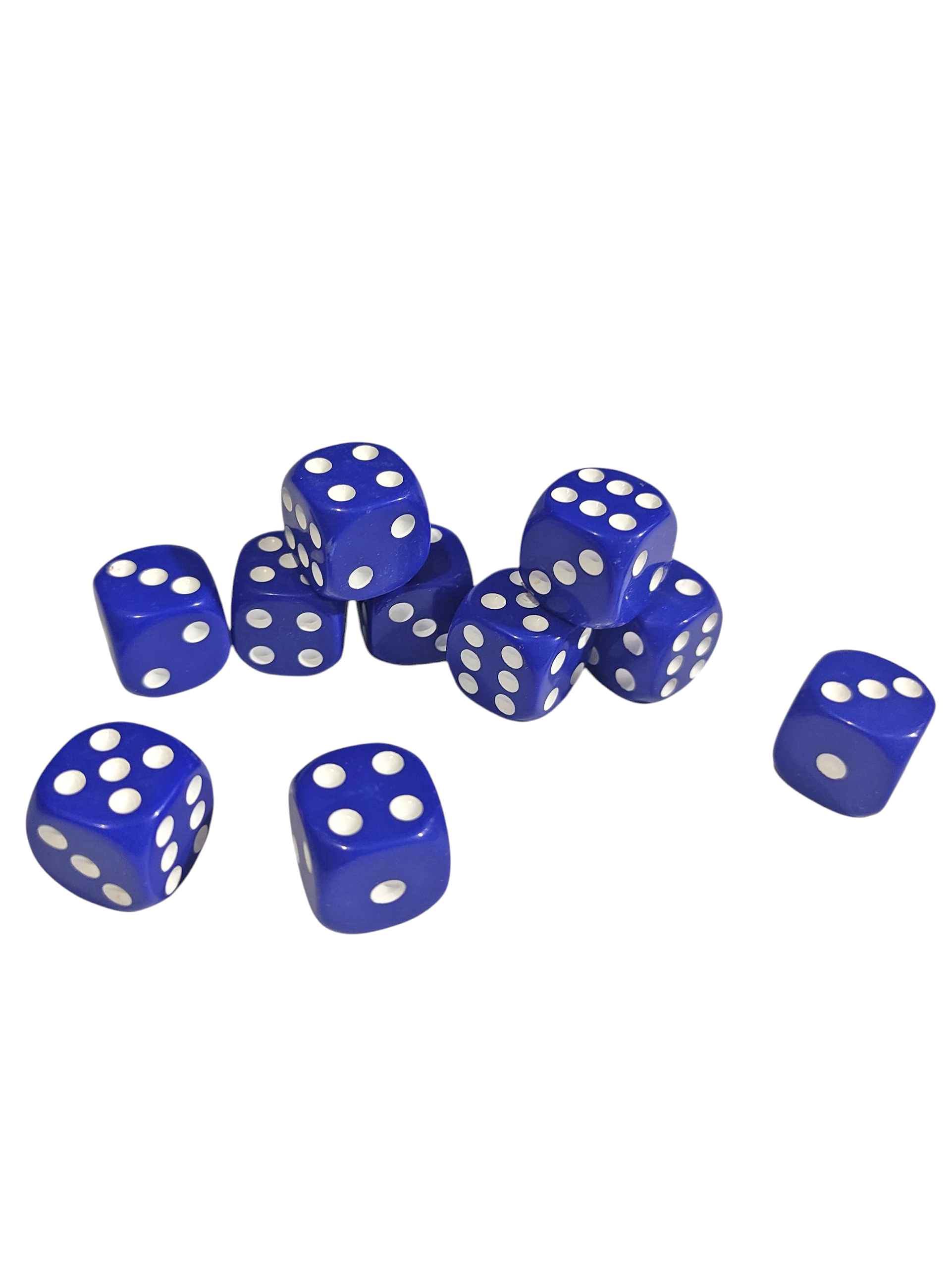 Limmy Mavi Okey Zari Renkli Masa Oyunlari Zari - 4 Adet