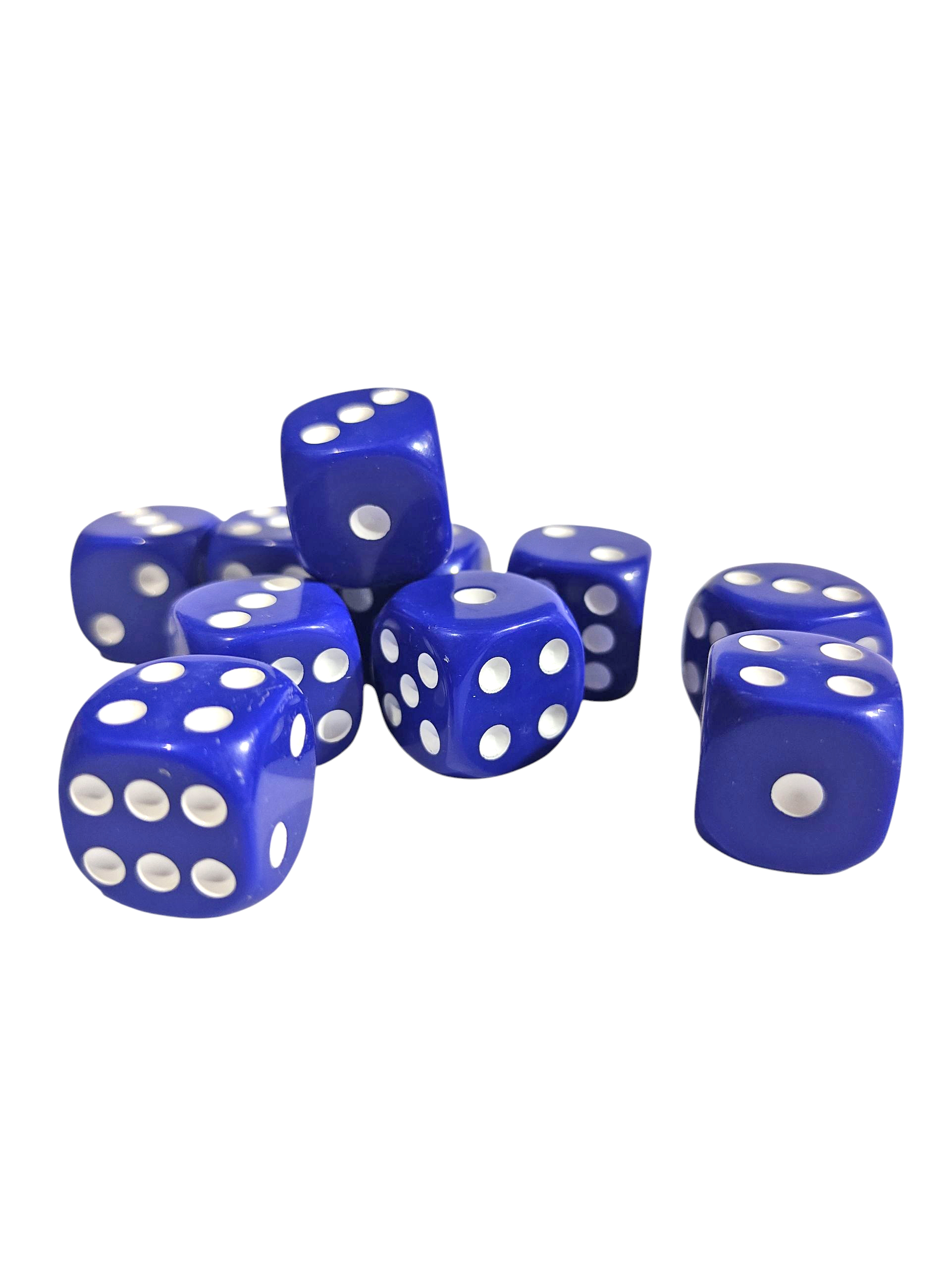 Limmy Mavi Okey Zari Renkli Masa Oyunlari Zari - 4 Adet