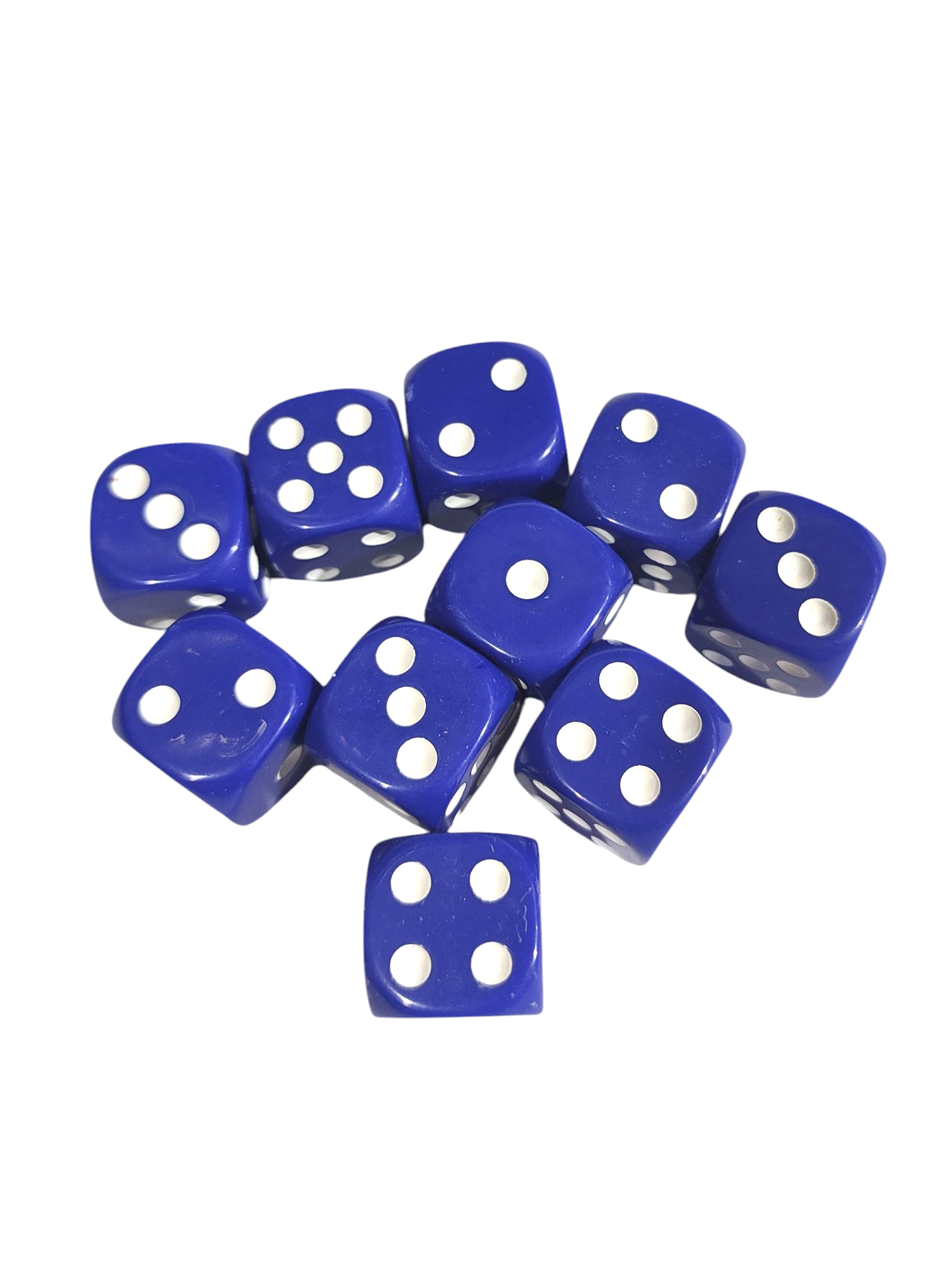 Limmy Mavi Okey Zari Renkli Masa Oyunlari Zari - 4 Adet