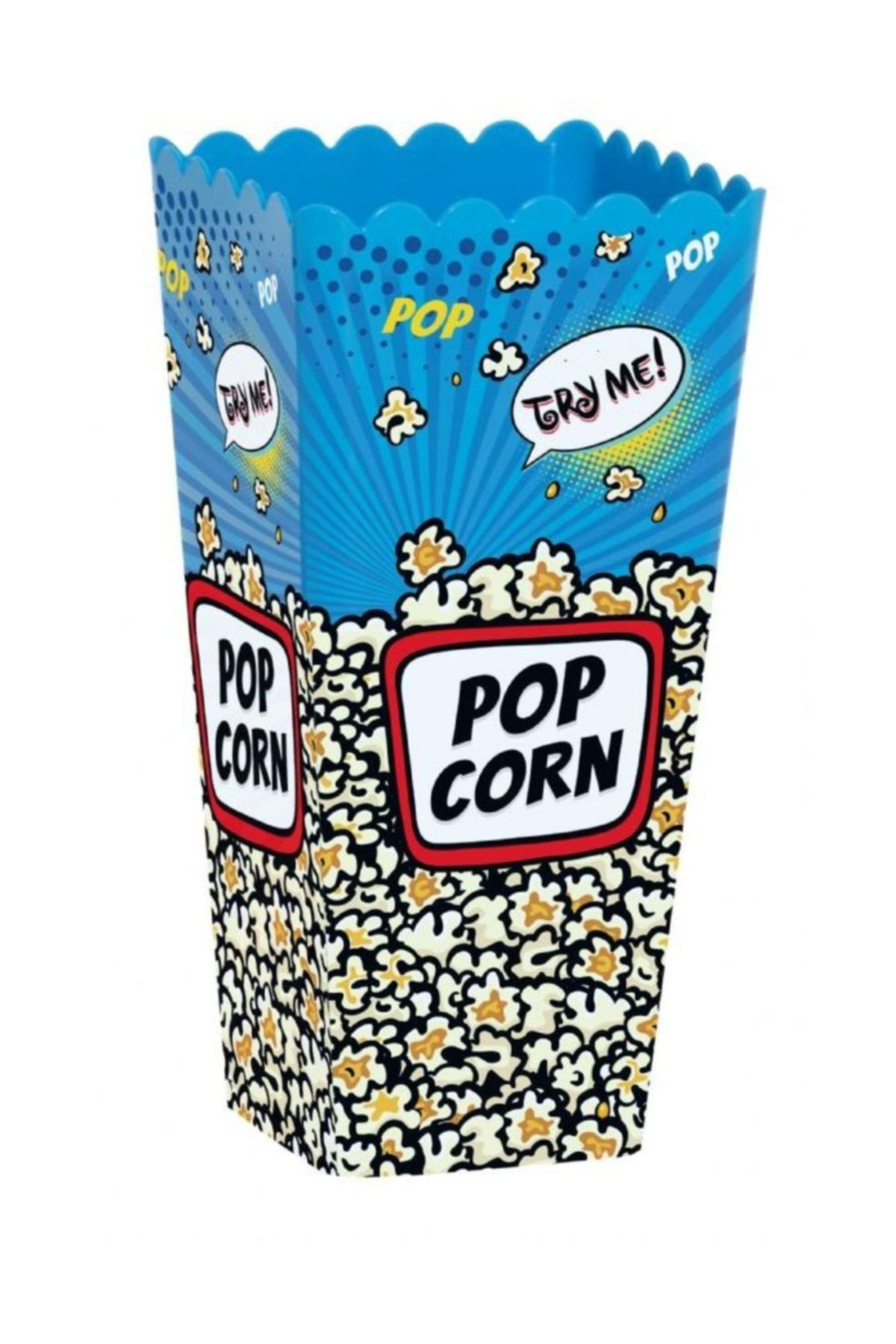 Herevin Mavi Patlamış Mısır Kutusu - Pop Corn