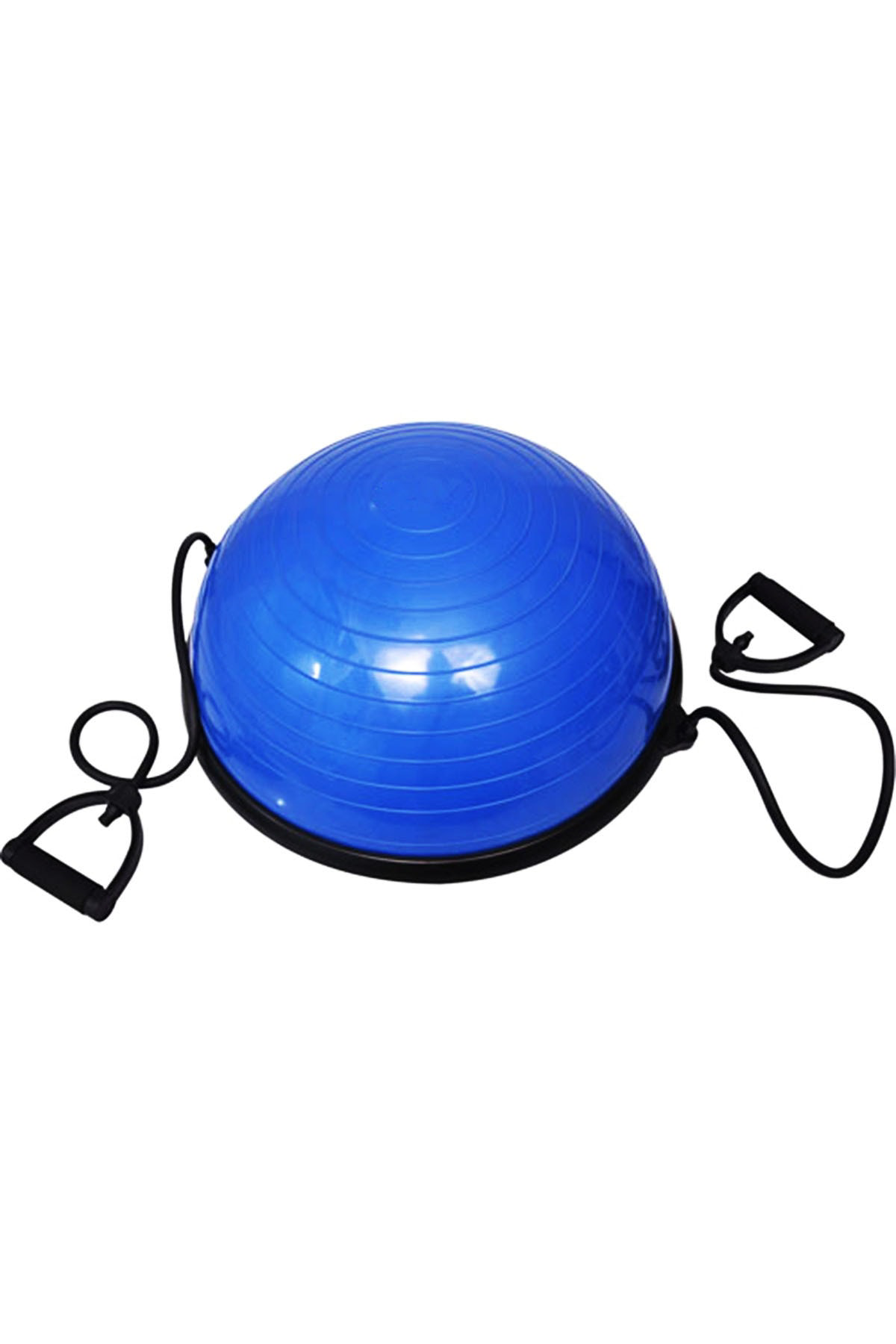 Jet Mavi Pilates Denge Aleti Çekme Direnç Lastikli Spor Topu