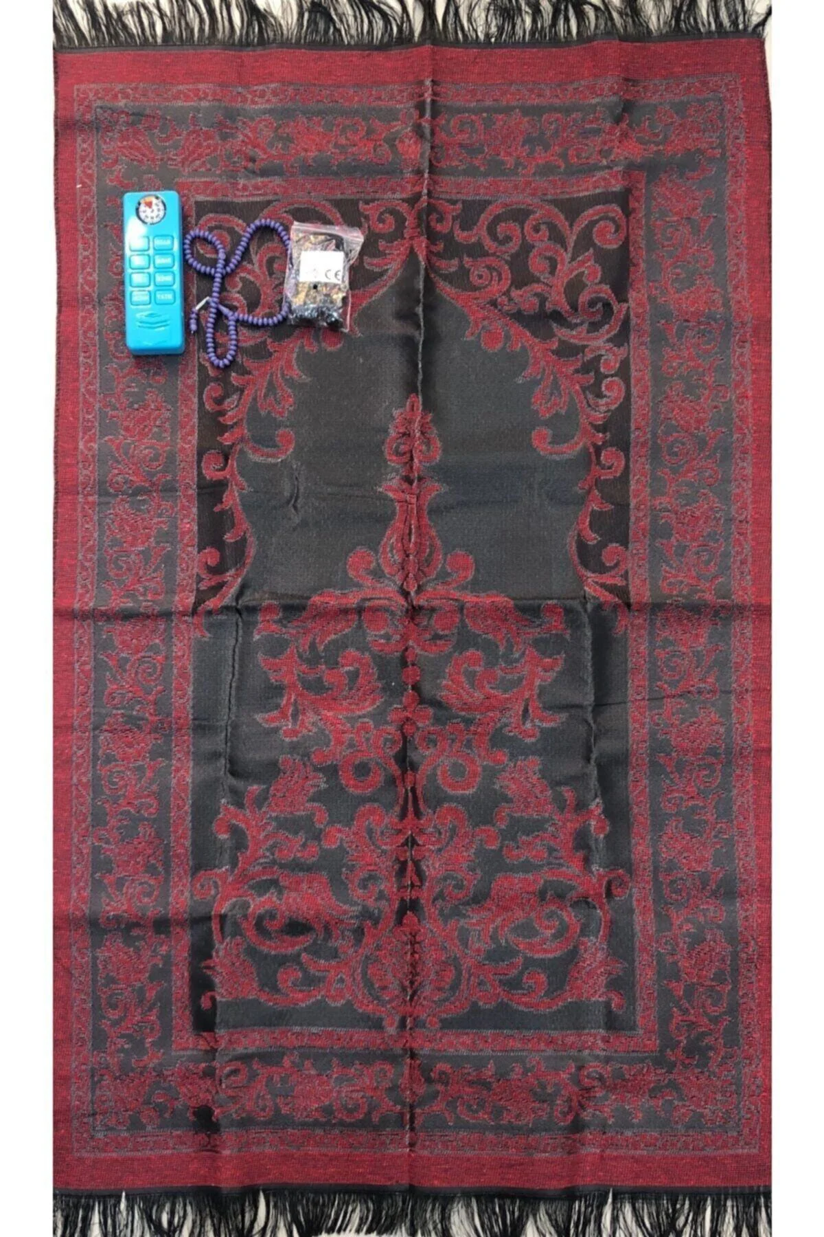 Mavi Pusulalı Sesli Namaz Kıldıran Seccade Kulaklıklı