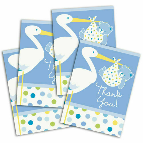 Mavi Renk Baby Stork Baby Shower Teşekkür Zarfı ve Not Seti 8 Ade Mavi Renk Baby Stork Baby Shower Teşekkür Zarfı ve Not Seti 8 Ade