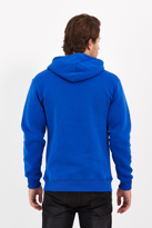 Mavi Renk Kanguru Cepli Kapüşonlu Sweatshirt 1205 - MAVİ