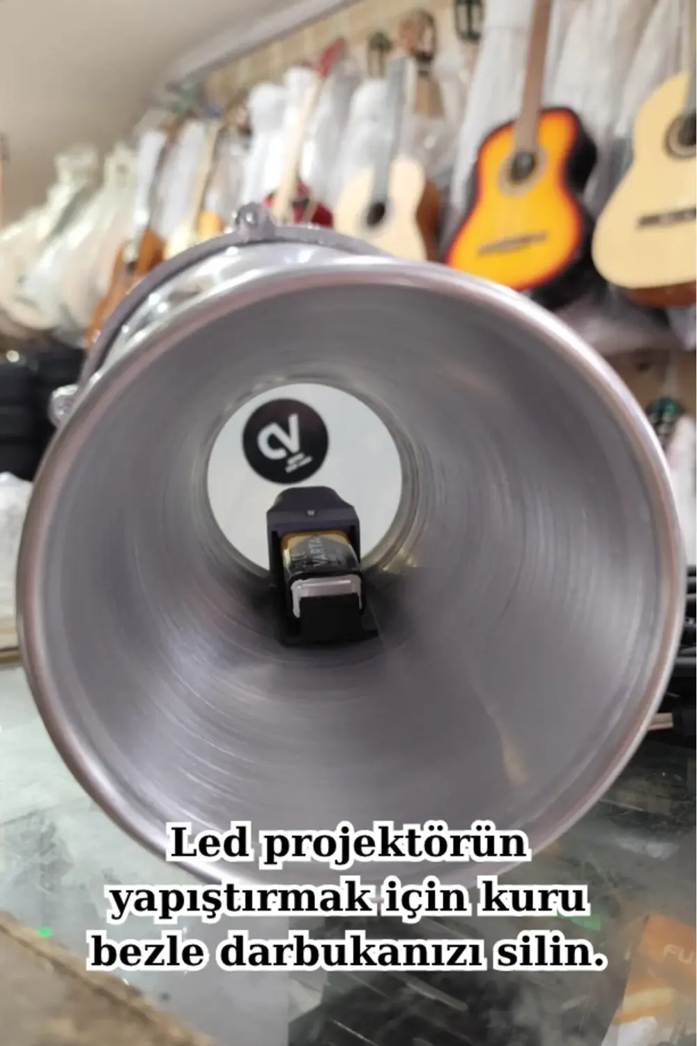 Mavi Renk Ritme Duyarlı 1W Darbuka Işığı (Pil Dahil)