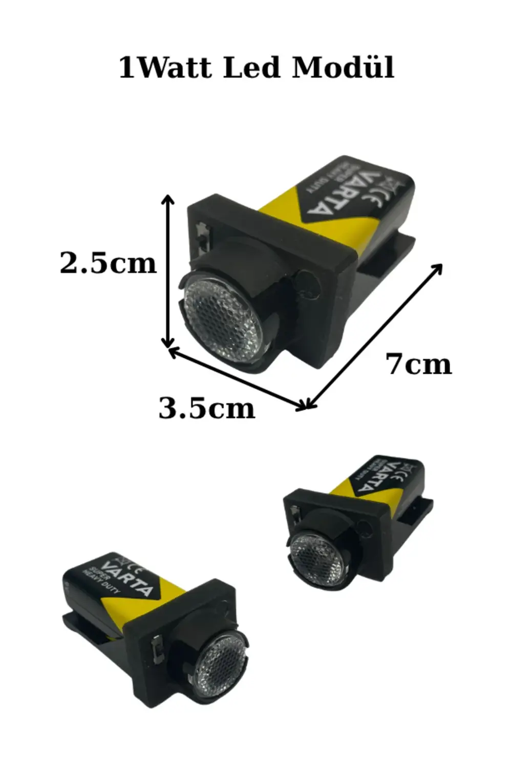 Mavi Renk Ritme Duyarlı 1W Darbuka Işığı (Pil Dahil)