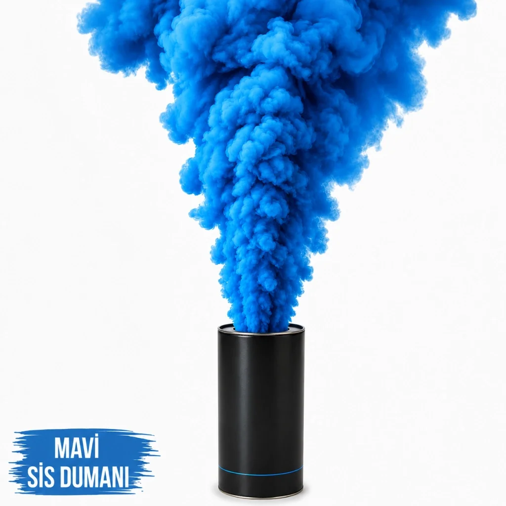 Mavi Renk Sis Bombası Mavi Duman 1 Adet Mavi Renk Sis Bombası Mavi Duman 1 Adet