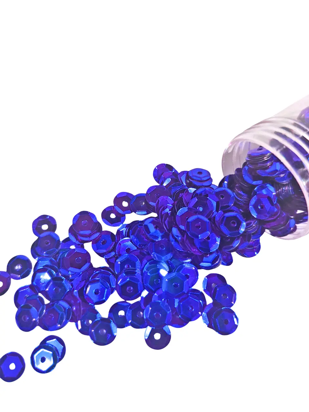 Mavi Renkli Pul Yuvarlak Pul 8mm Pul- 1 Adet