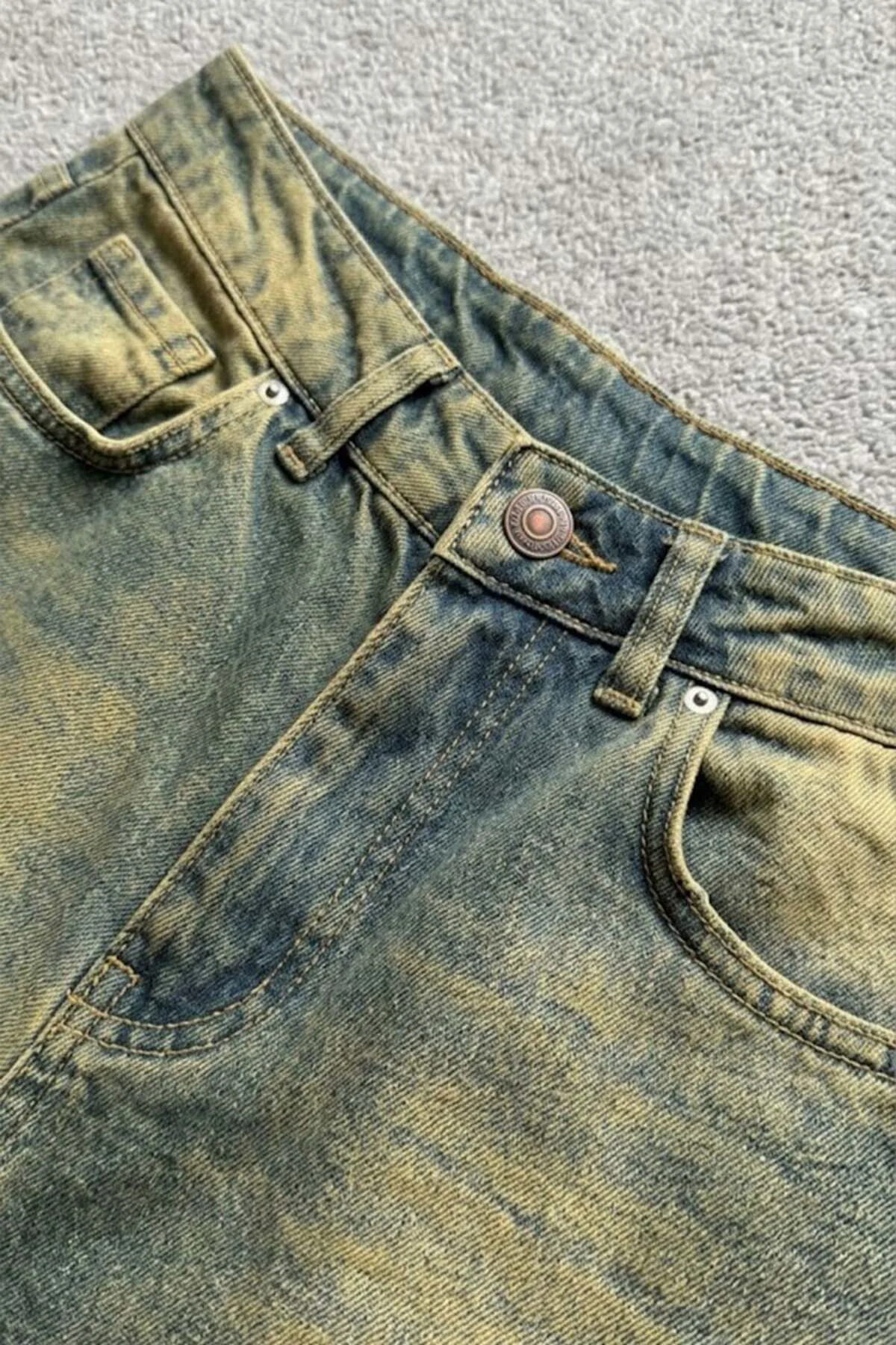 Mavi Sarı Eksitme Düz Y2K unisex Baggy Şort Fiyatı, Yorumları ve Özellikleri