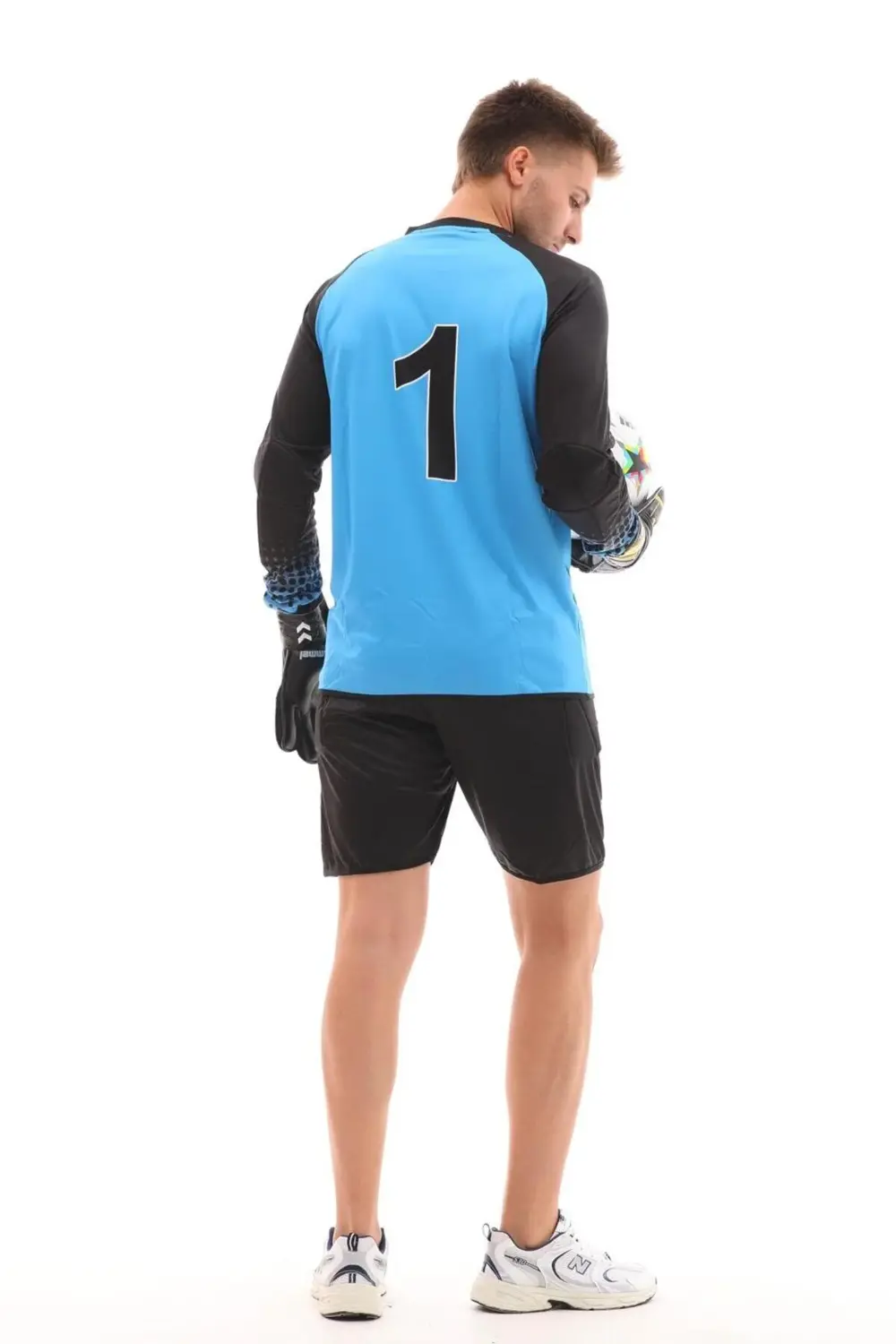 Mavi Şortu Sünger Destekli Kaleci Forma Takımı R0124-3XL